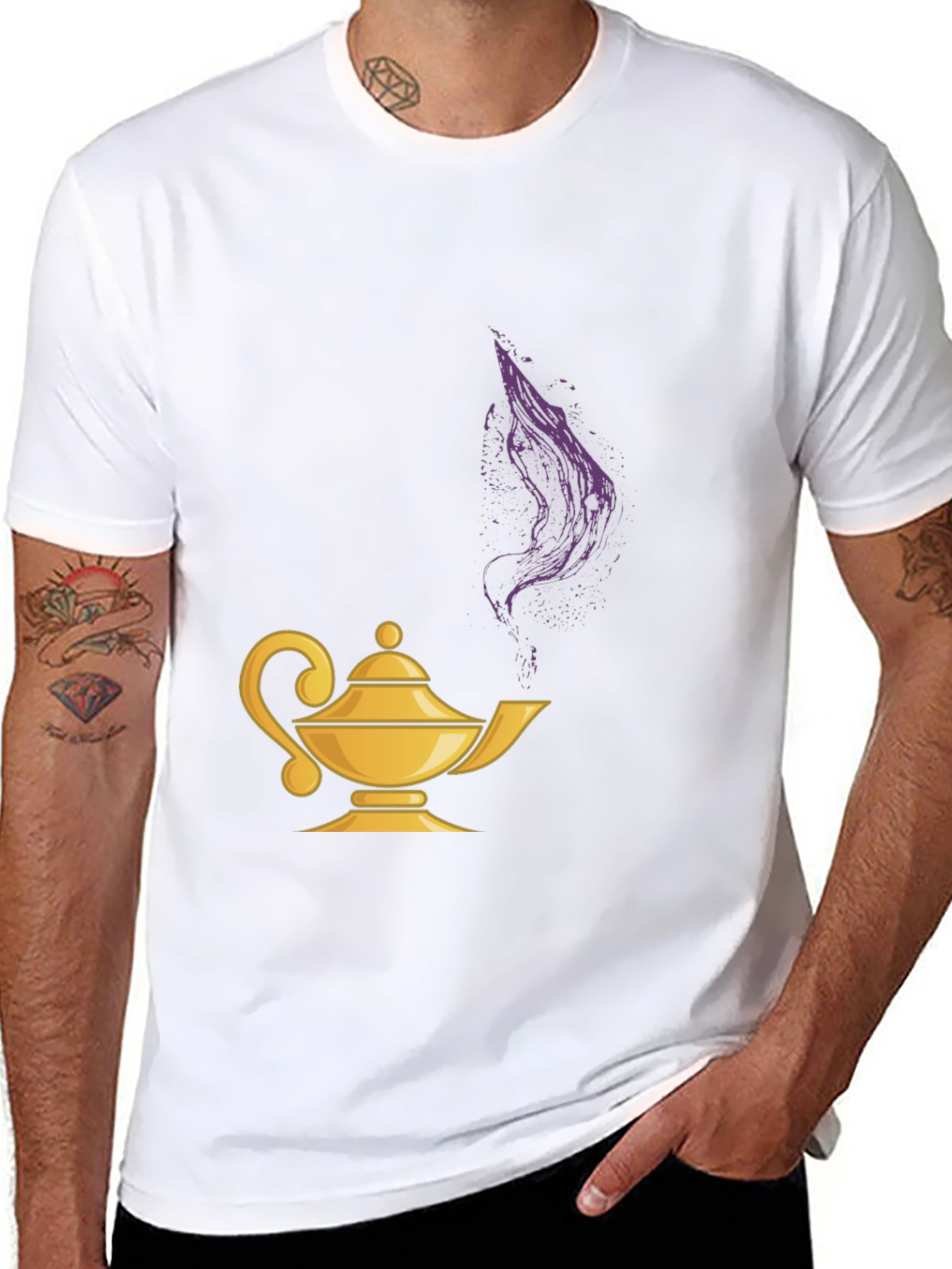 Magic Lamp Graphic Tee - Genie Vibes