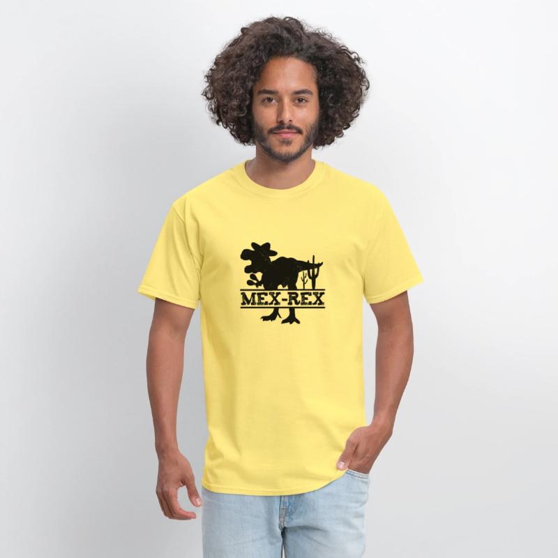 Mex-Rex Funny Maraca Sombrero Dinosaur Cartoon