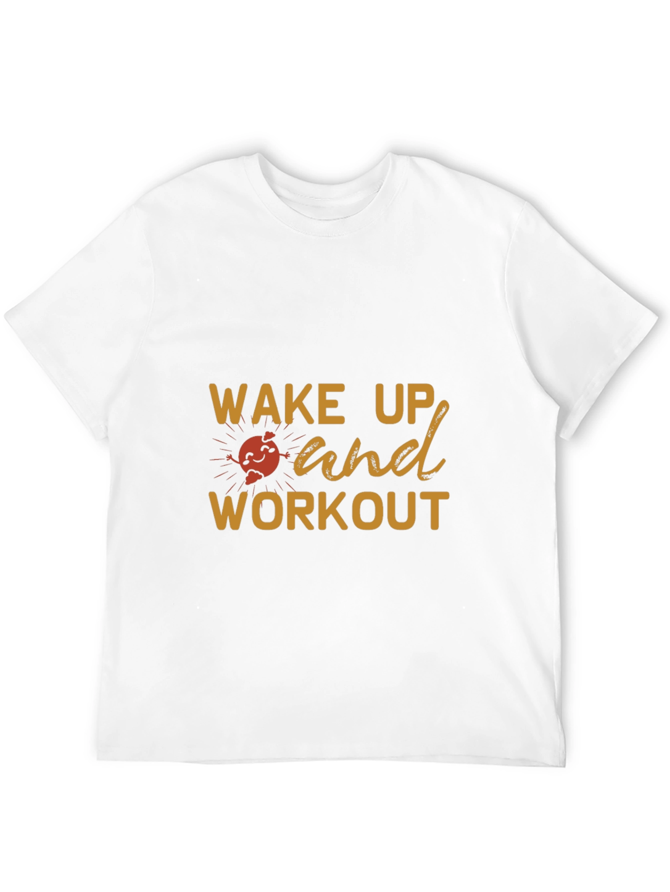 Wake Up and Workout Graphic T-Shirt
