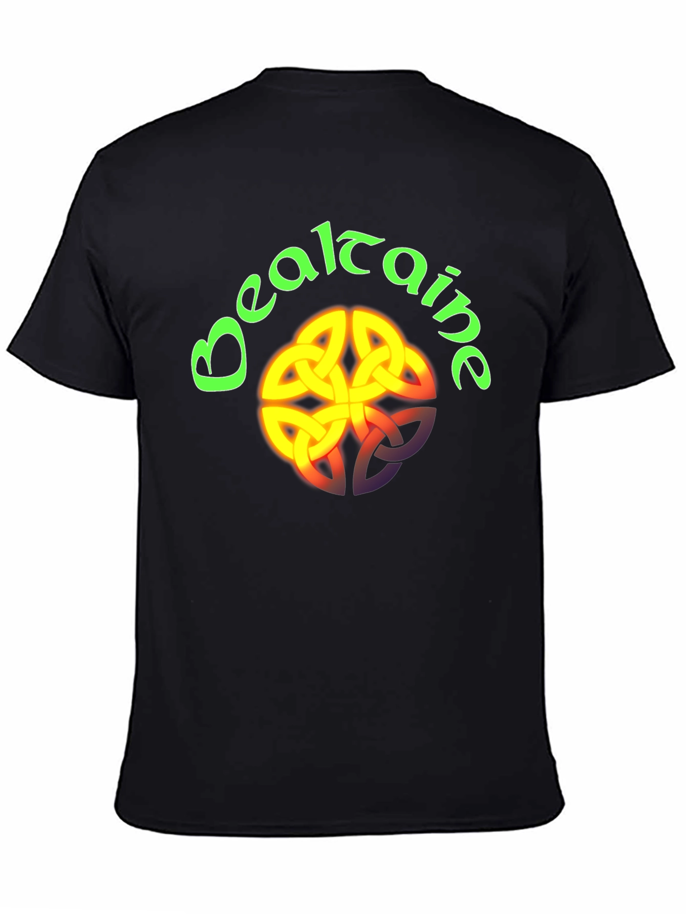 Beltane Celtic Knot T-Shirt - Black