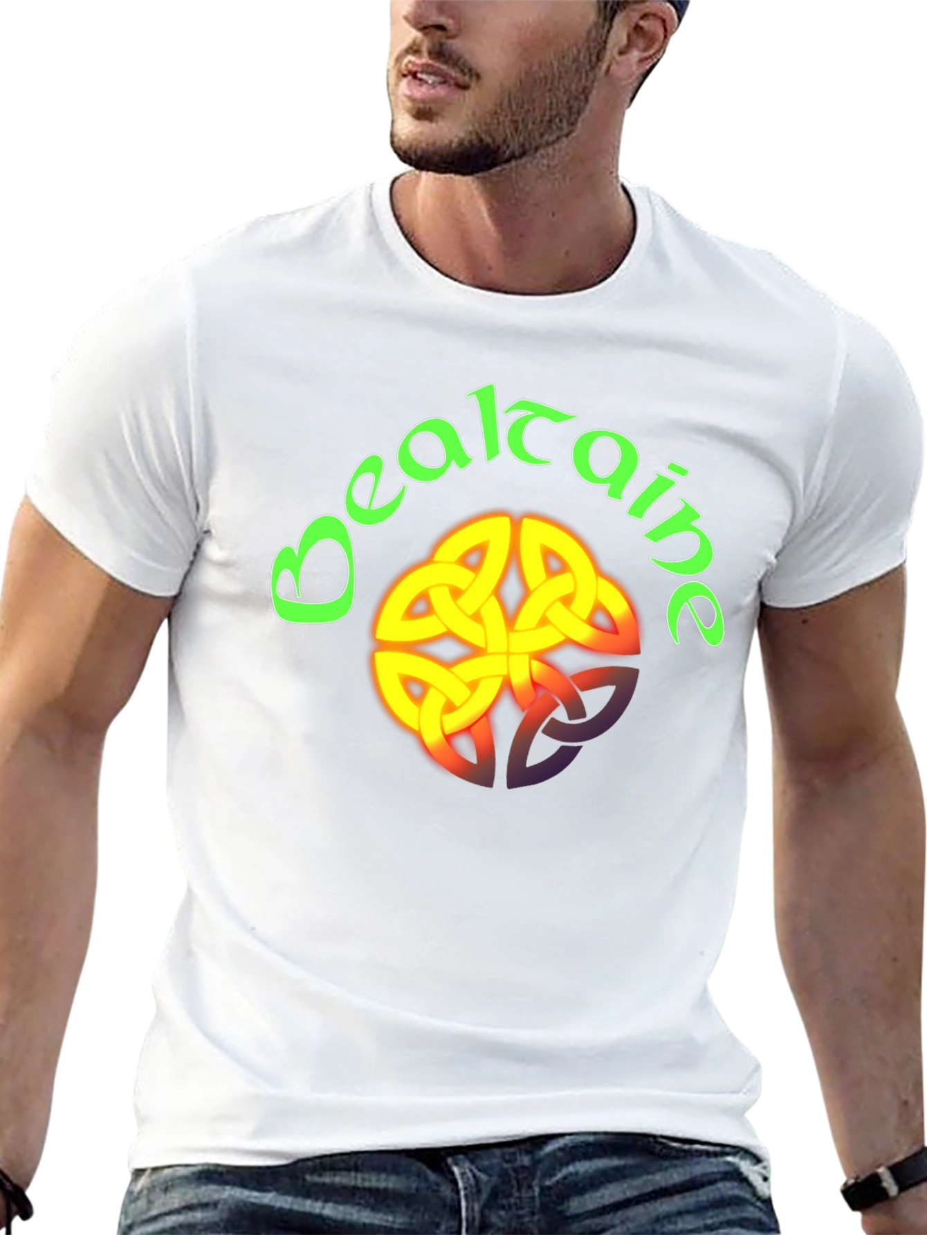 Beltane Celtic Knot T-Shirt - Black