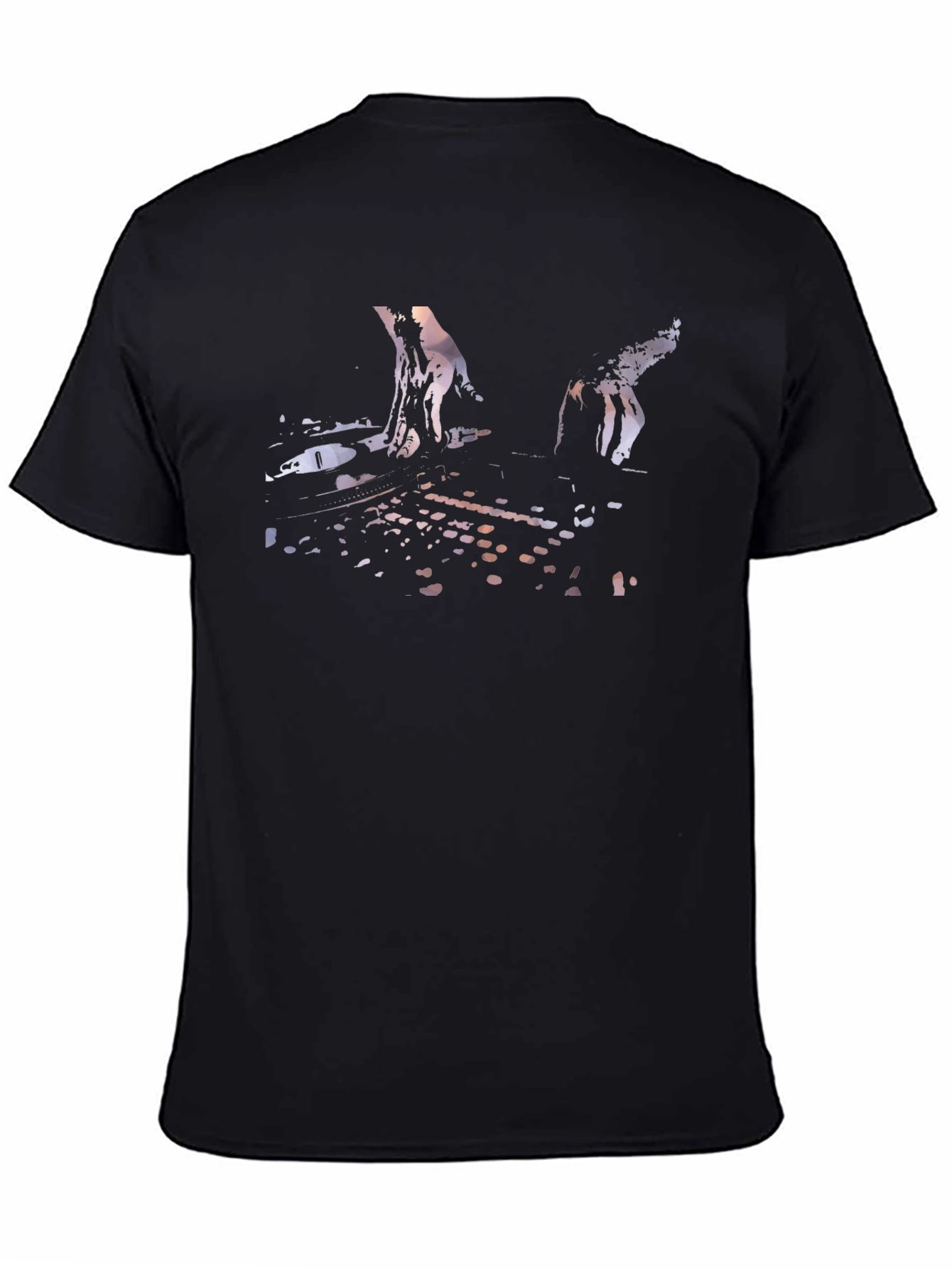 DJ Mixer Graphic Tee - Black