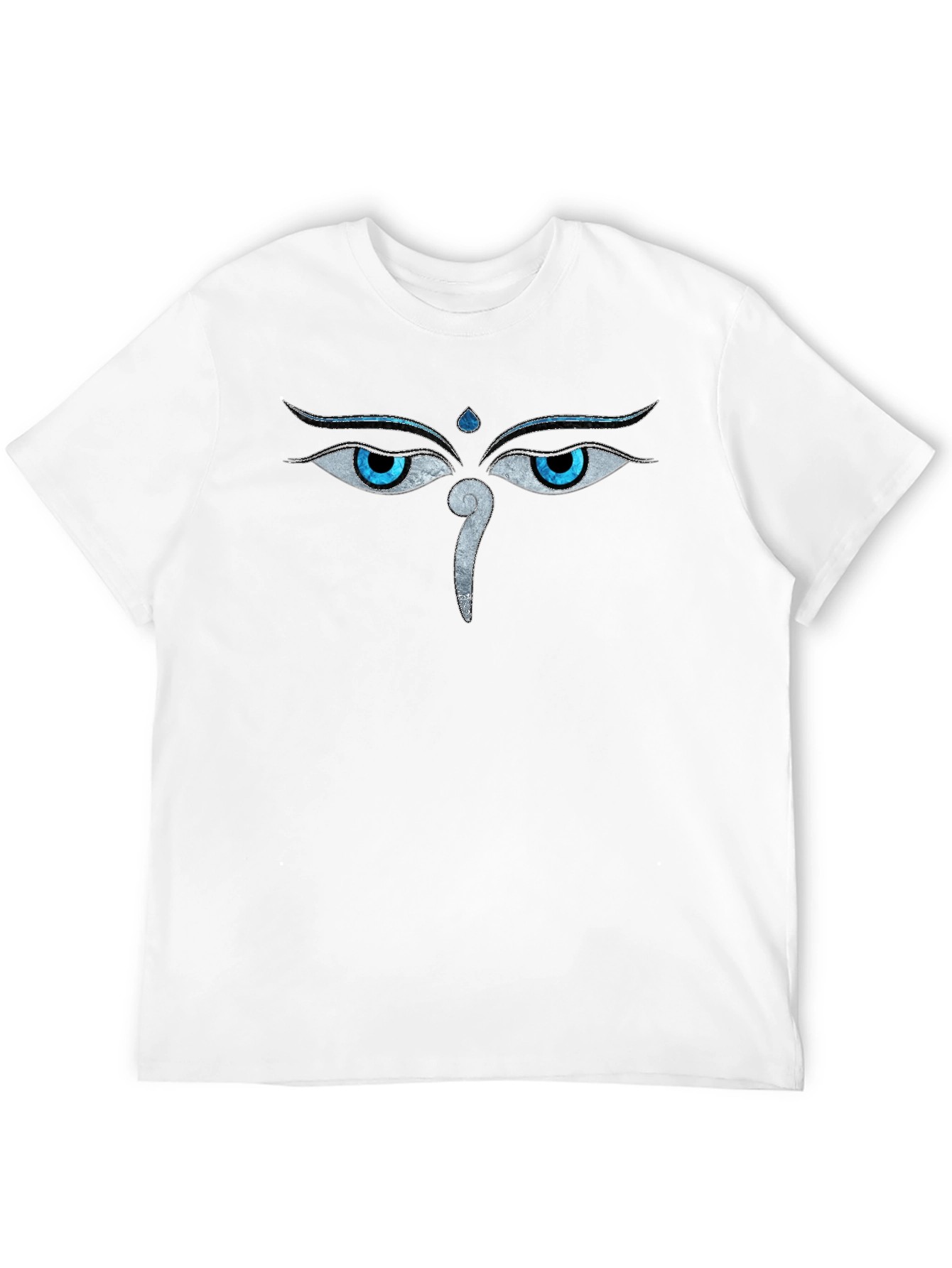 Mystic Eyes Graphic Tee - Black Cotton T-Shirt