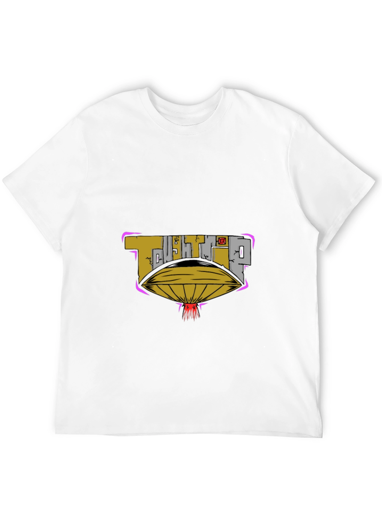 Tough Trip UFO Graphic Black Tee