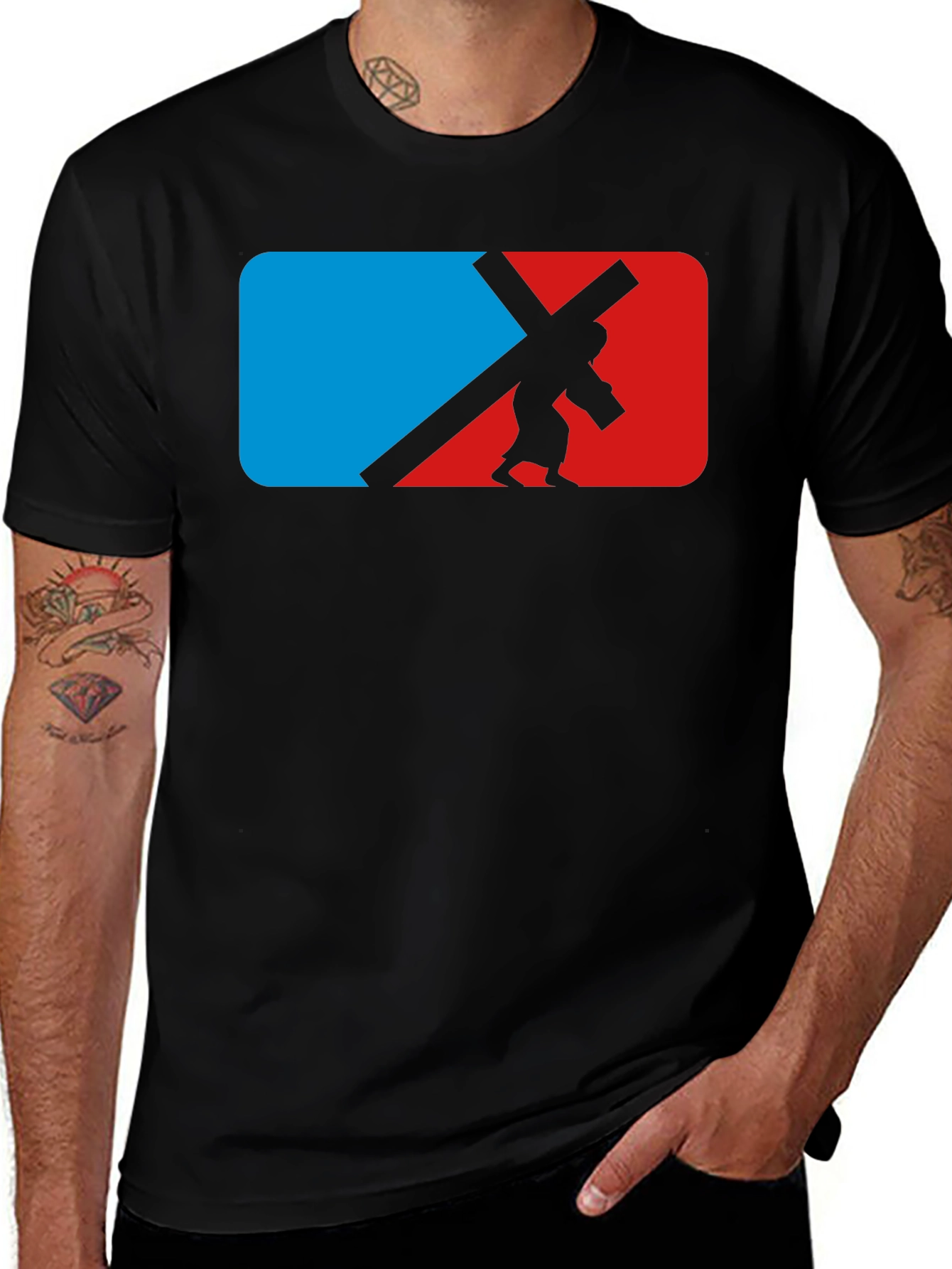 Religious Symbol Graphic T-Shirt