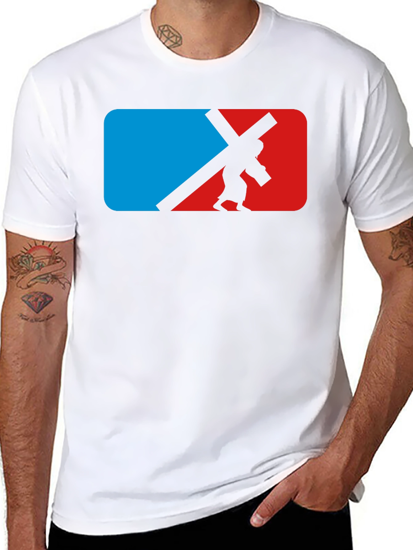 Religious Symbol Graphic T-Shirt
