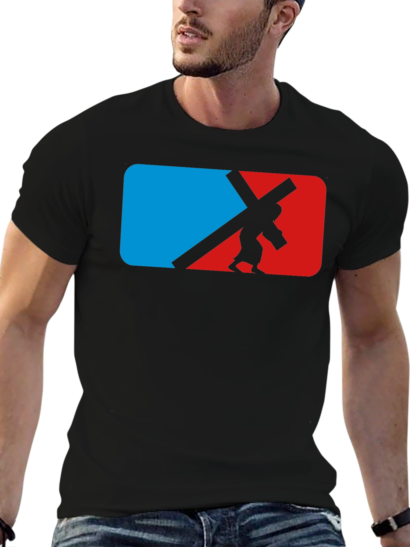 Religious Symbol Graphic T-Shirt