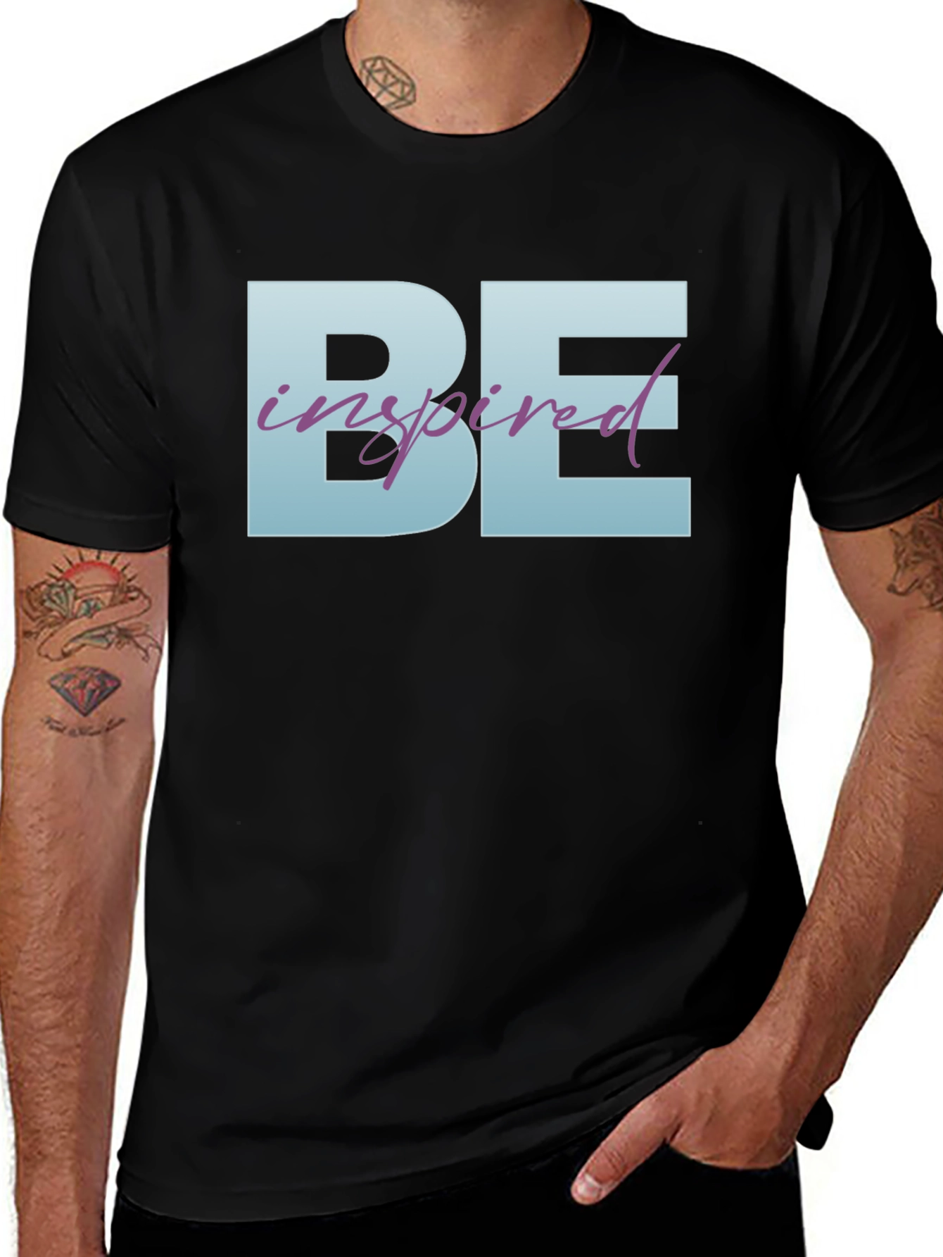 Be Inspired T-Shirt - Stylish Graphic Tee