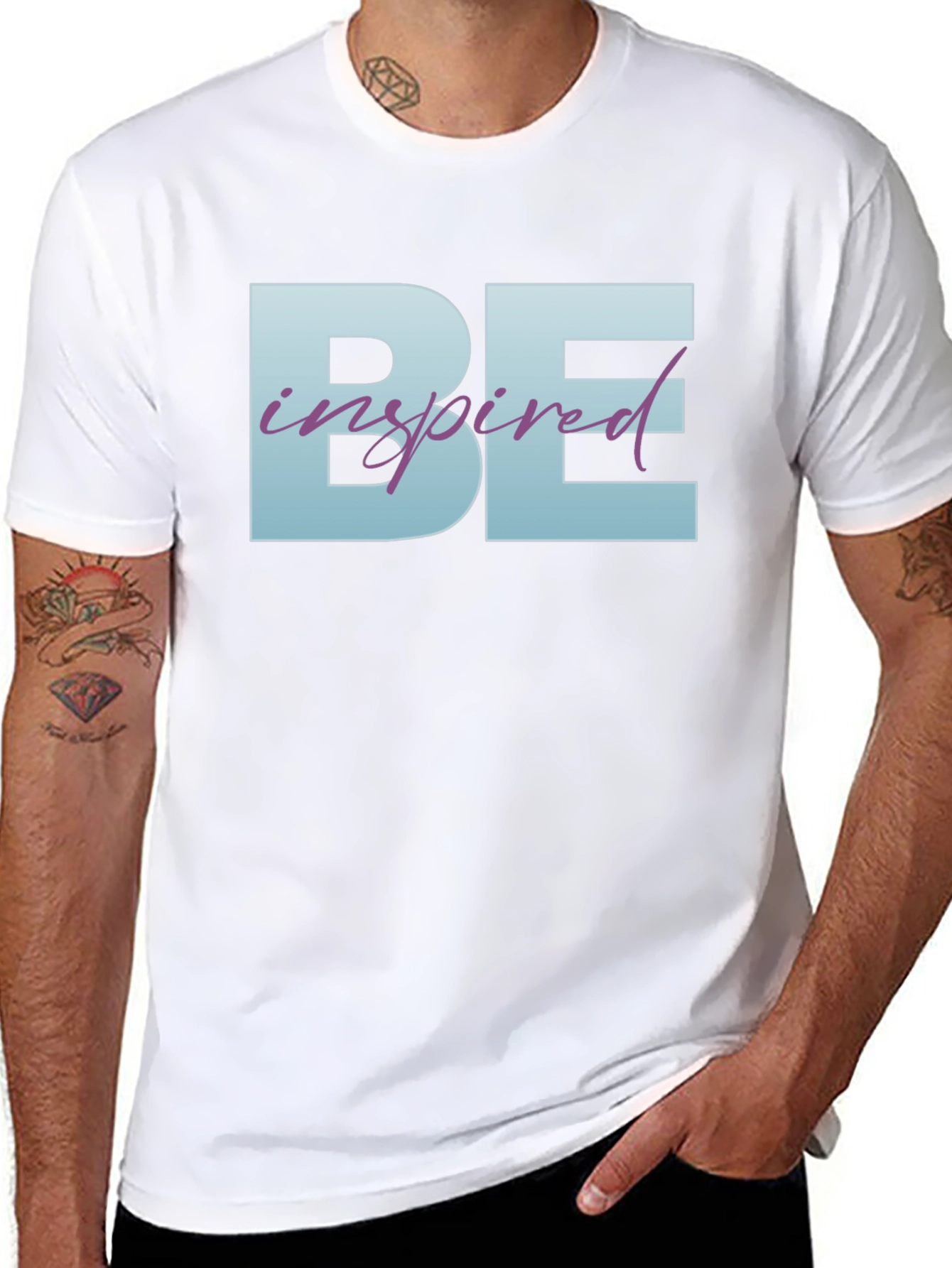 Be Inspired T-Shirt - Stylish Graphic Tee