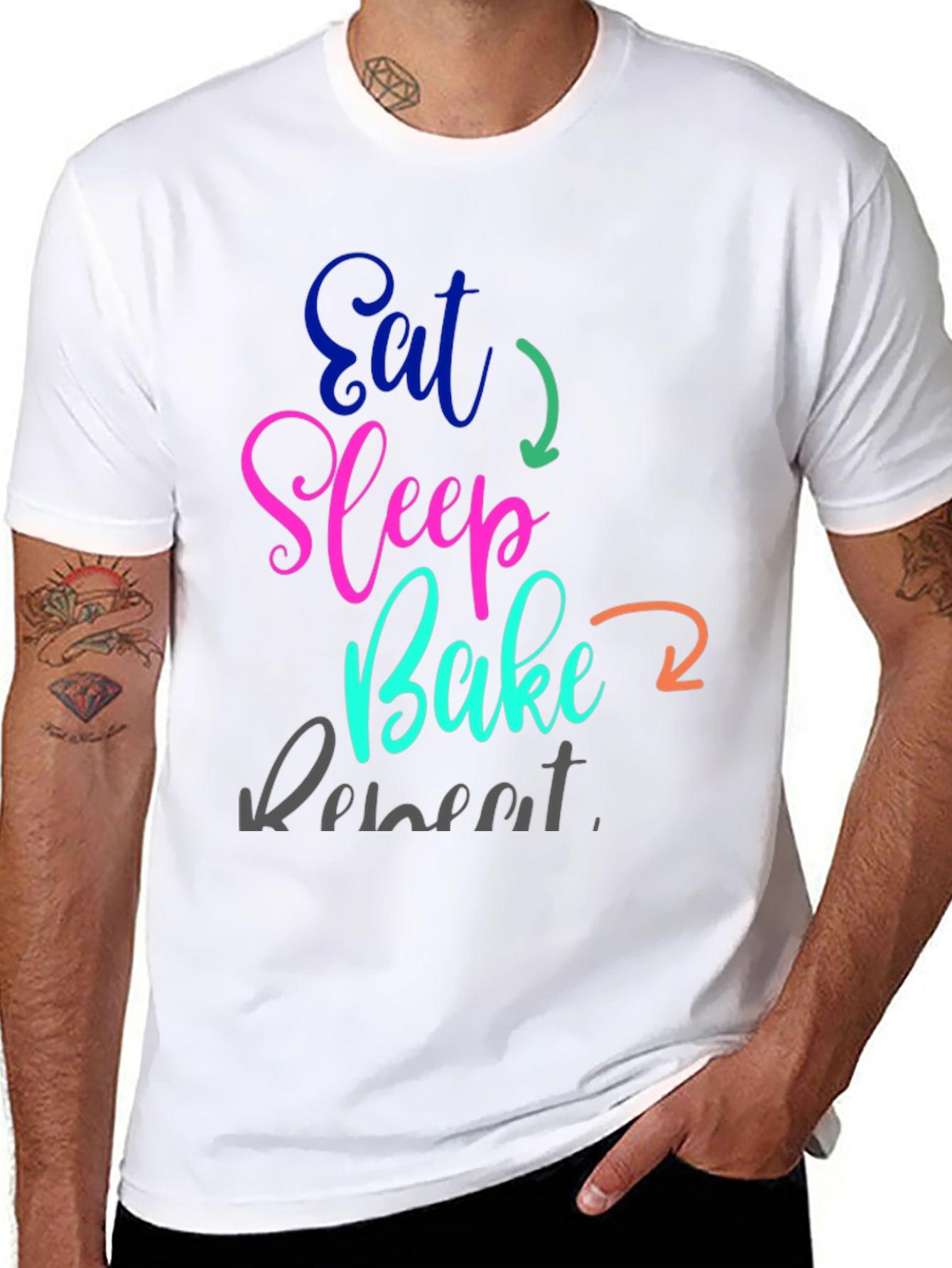 Eat Sleep Bake Repeat T-Shirt