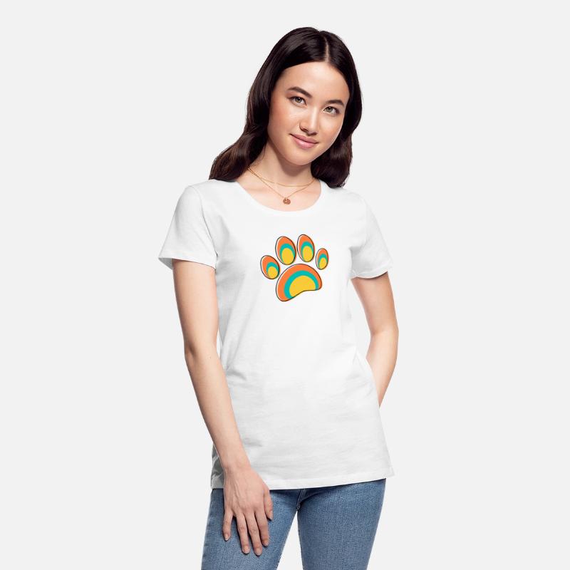 Mid Century Modern Dog Paw Print