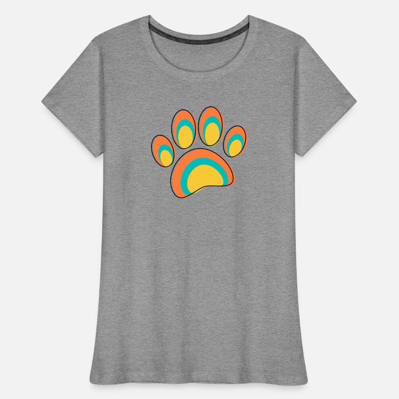 Mid Century Modern Dog Paw Print