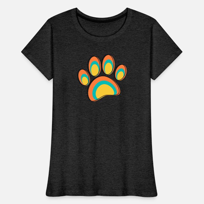 Mid Century Modern Dog Paw Print