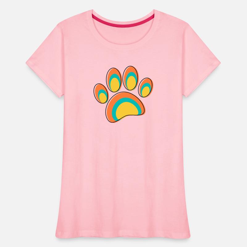 Mid Century Modern Dog Paw Print