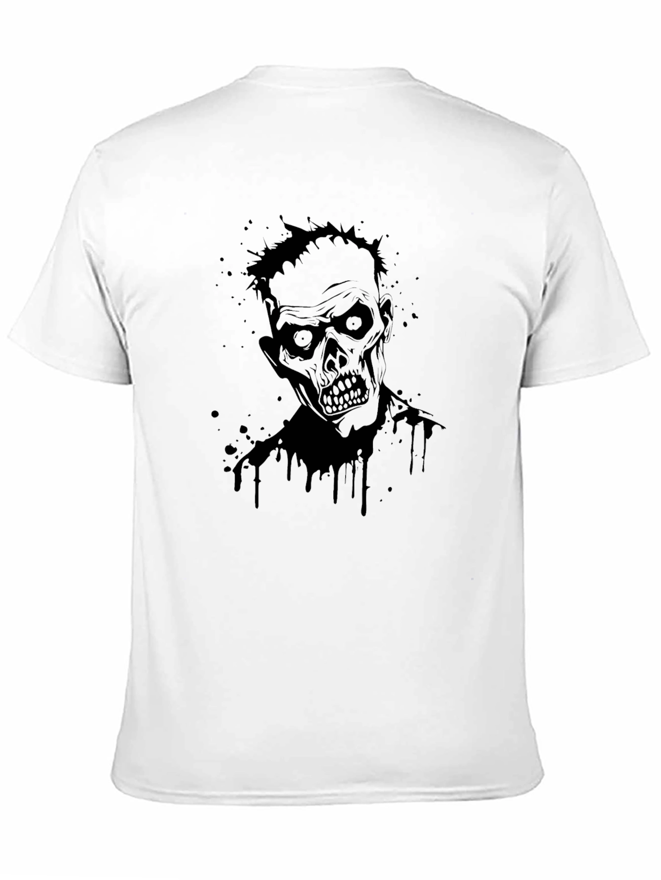 Zombie Graphic T-Shirt - Mens Black Tee