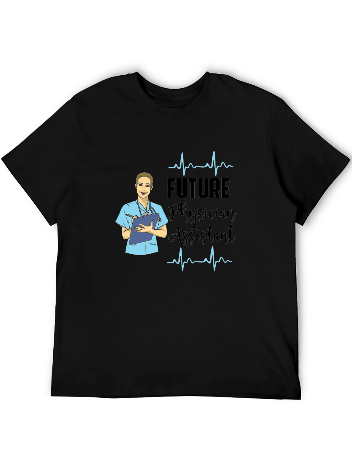 Future Physician Assistant Black T-Shirt