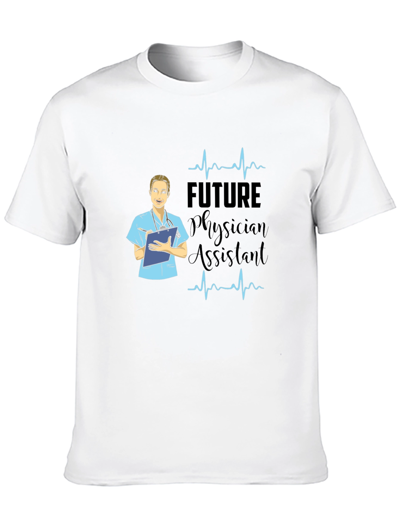 Future Physician Assistant Black T-Shirt