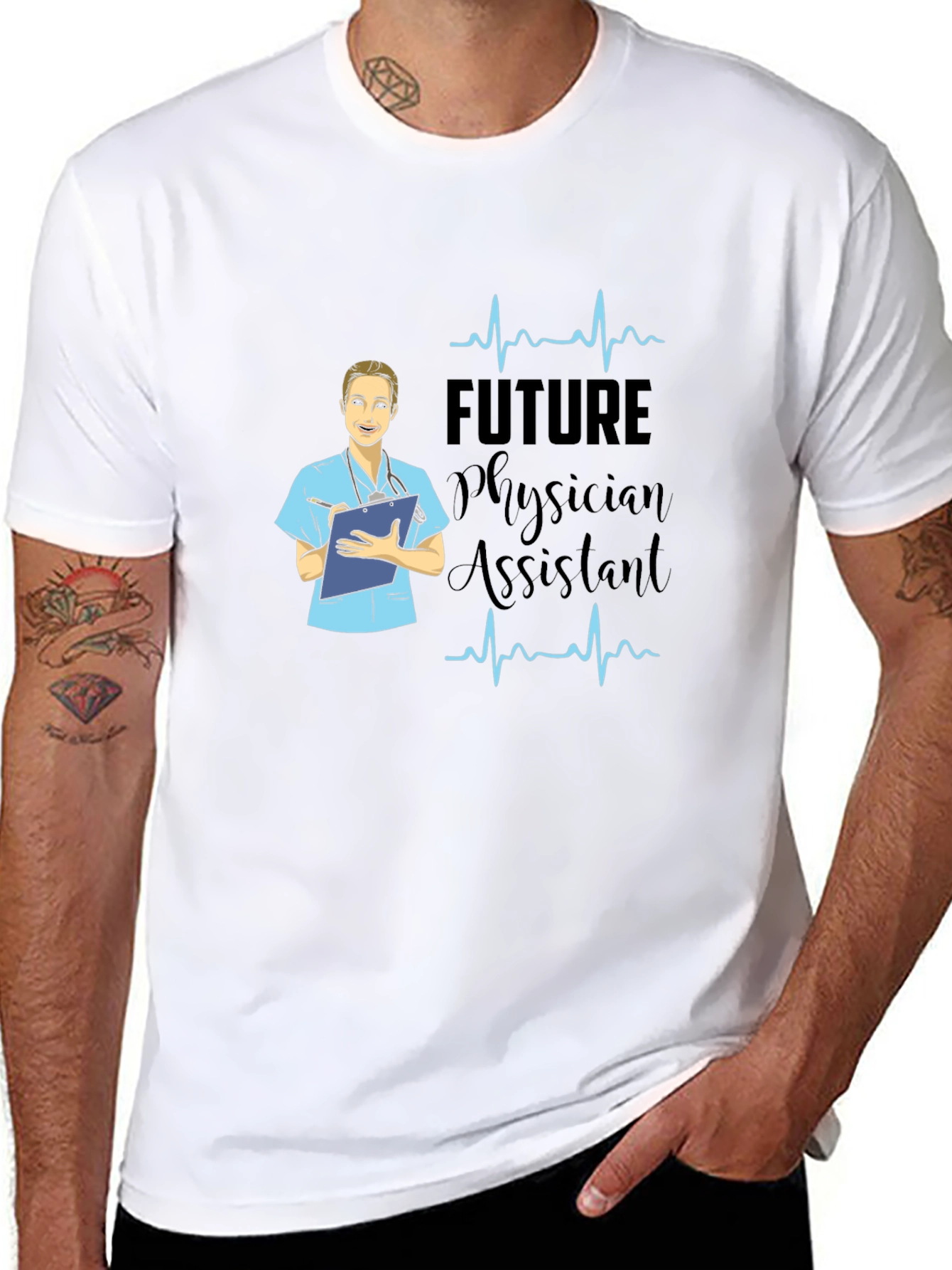 Future Physician Assistant Black T-Shirt