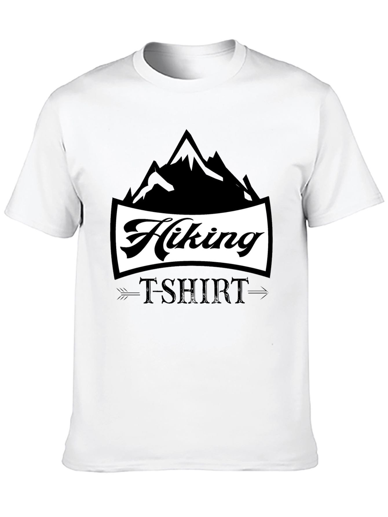 Hiking T-Shirt - Mountain Design