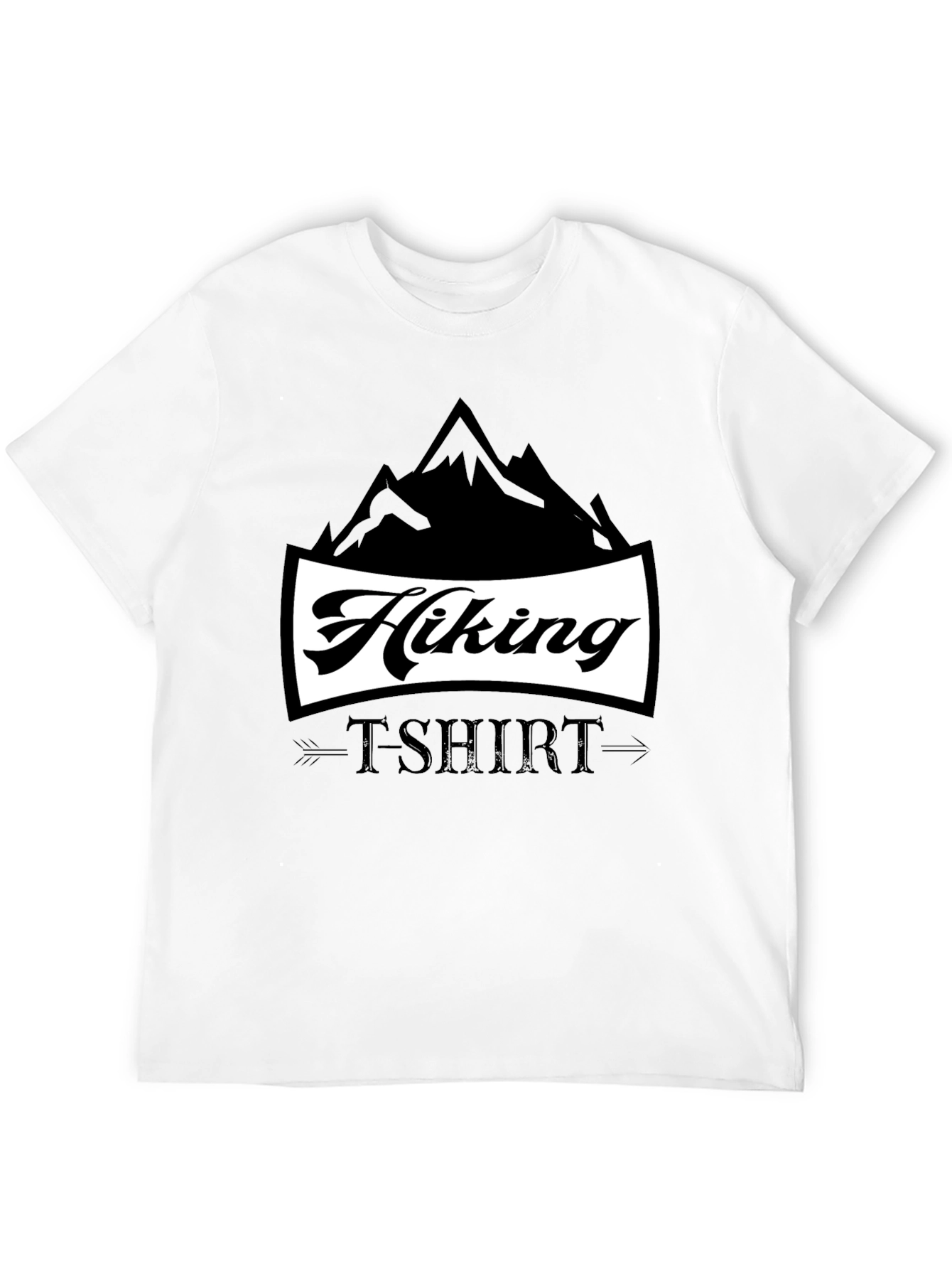 Hiking T-Shirt - Mountain Design