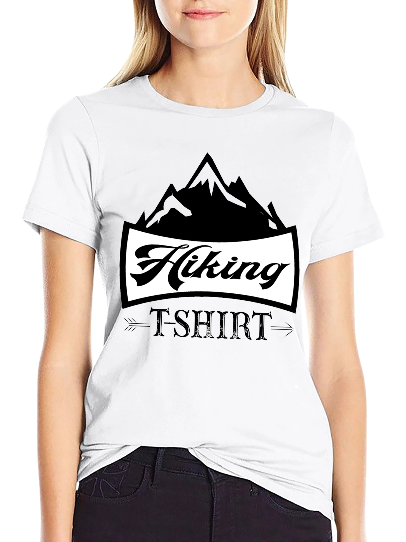 Hiking T-Shirt - Mountain Design