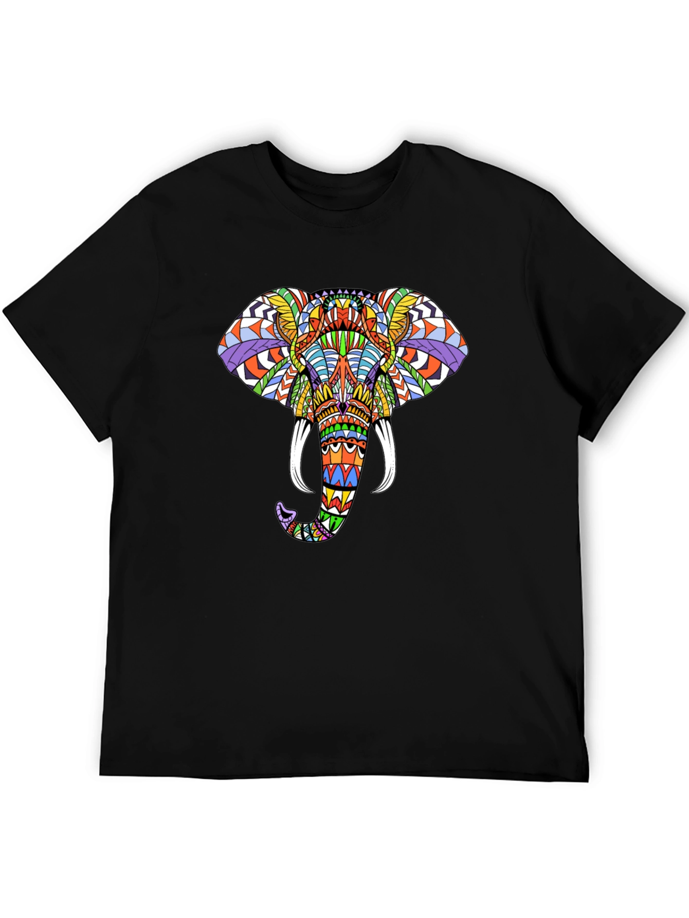 Vibrant Elephant Graphic Tee - Unique Design