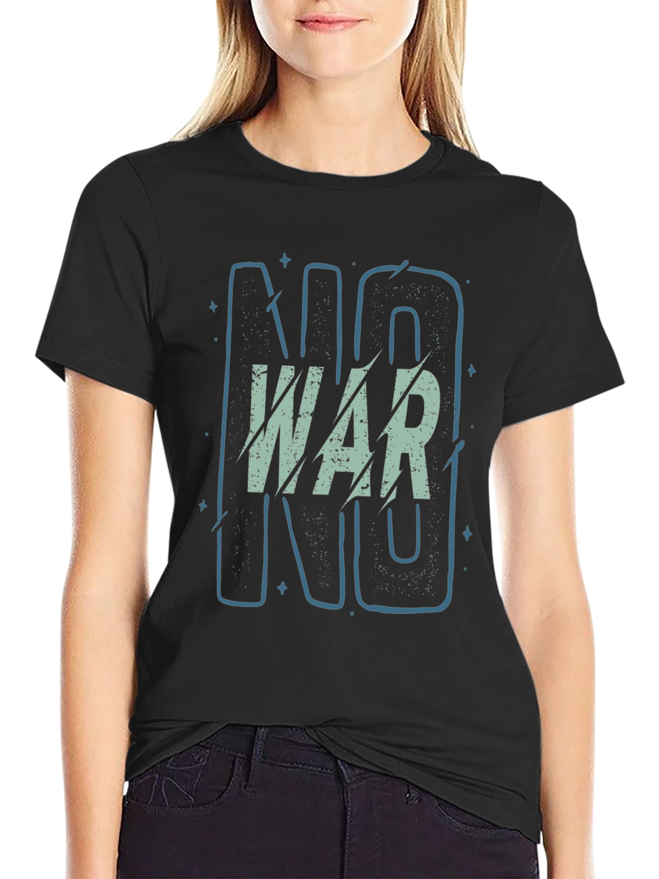 No War Graphic Tee - Peaceful Statement Shirt