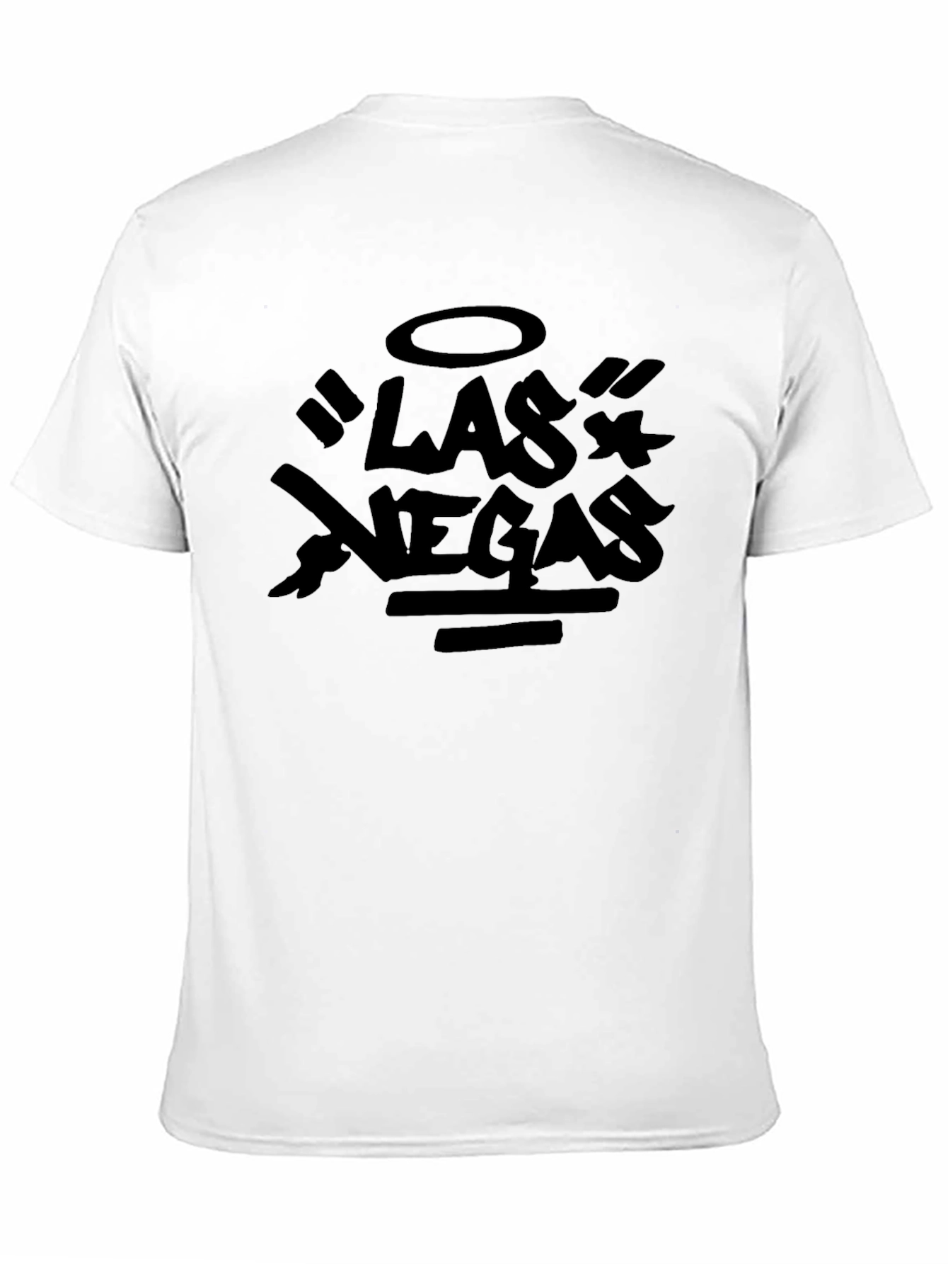 Las Vegas Graphic Print Crew Neck T-Shirt