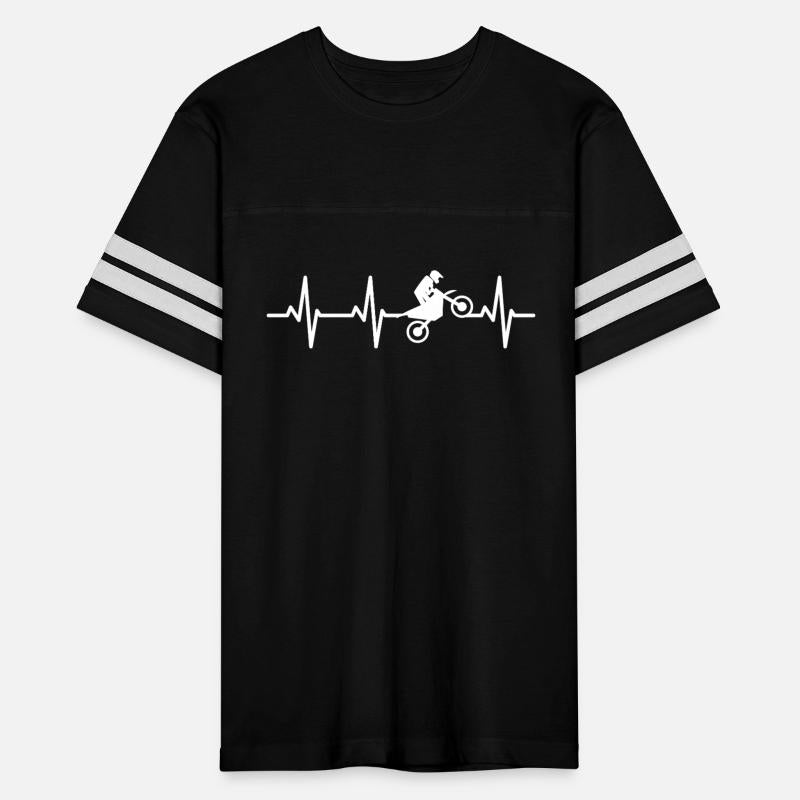 Motocross Lover Cardiogram