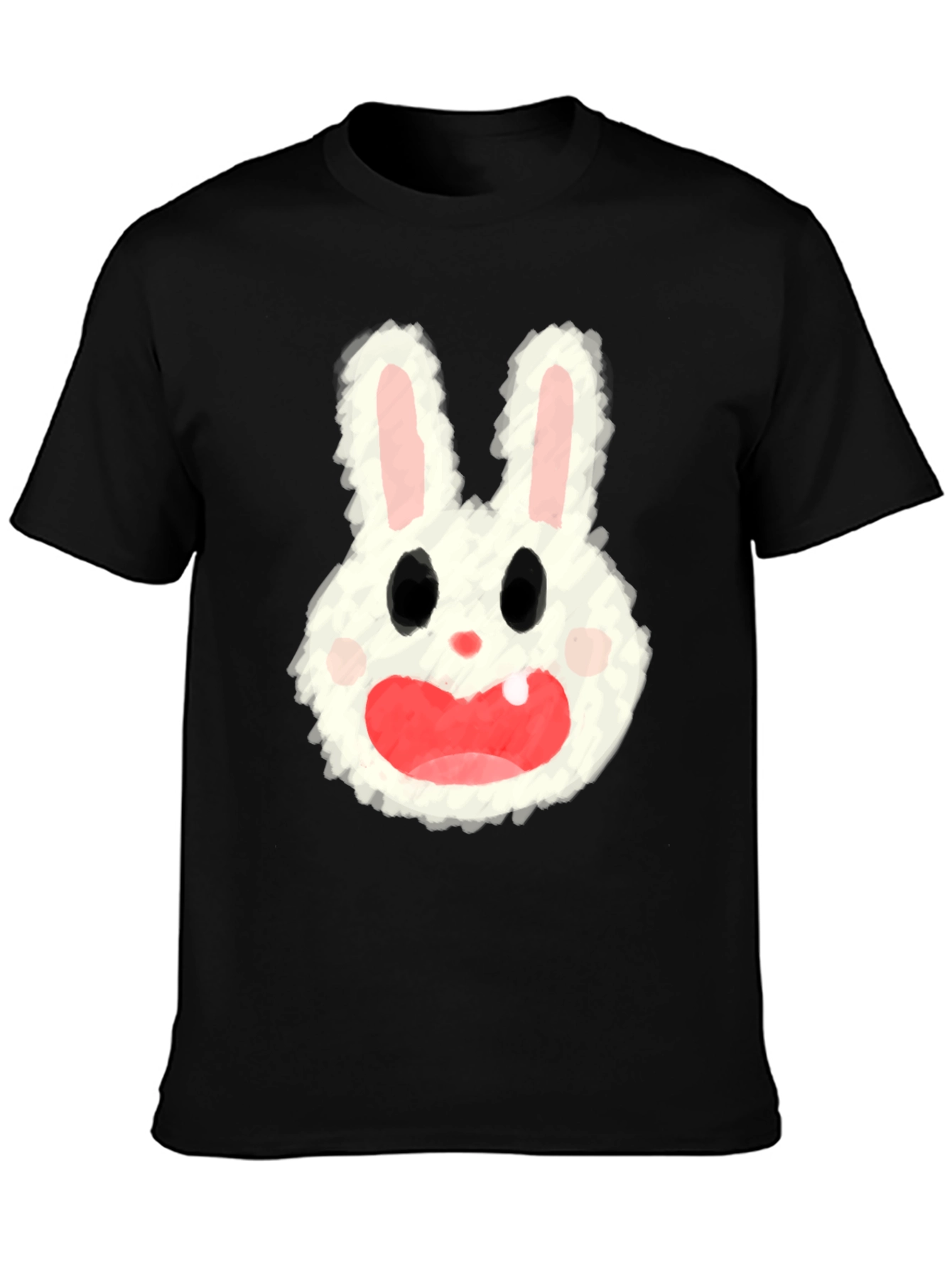 Funny Bunny Graphic T-Shirt - Soft Cotton Tee