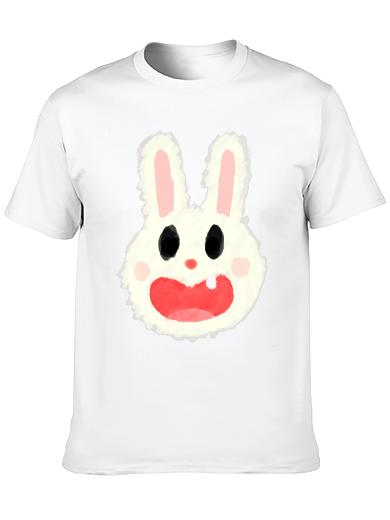 Funny Bunny Graphic T-Shirt - Soft Cotton Tee