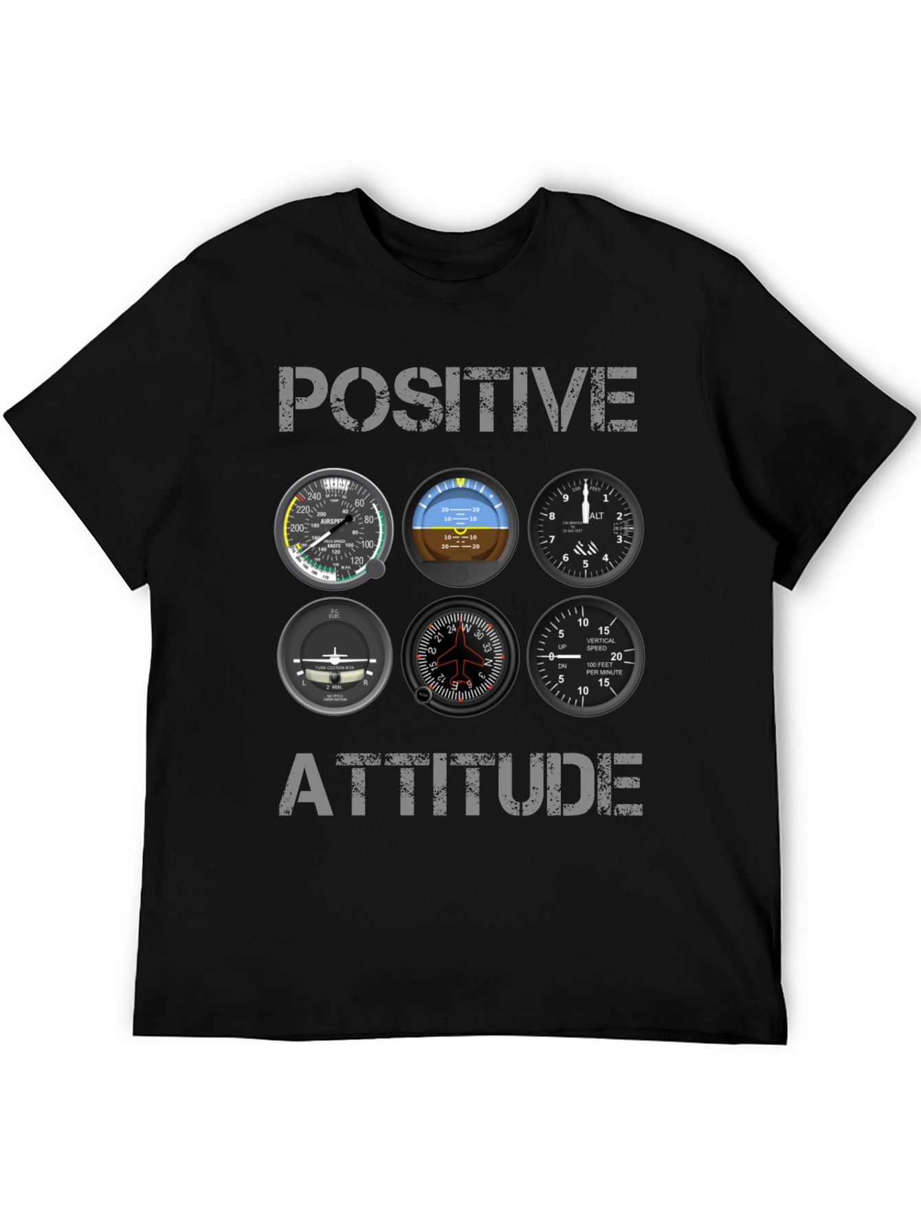 Positive Attitude Pilot Aviation T-Shirt