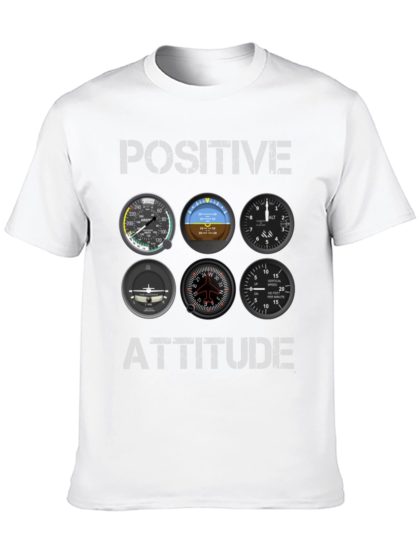 Positive Attitude Pilot Aviation T-Shirt