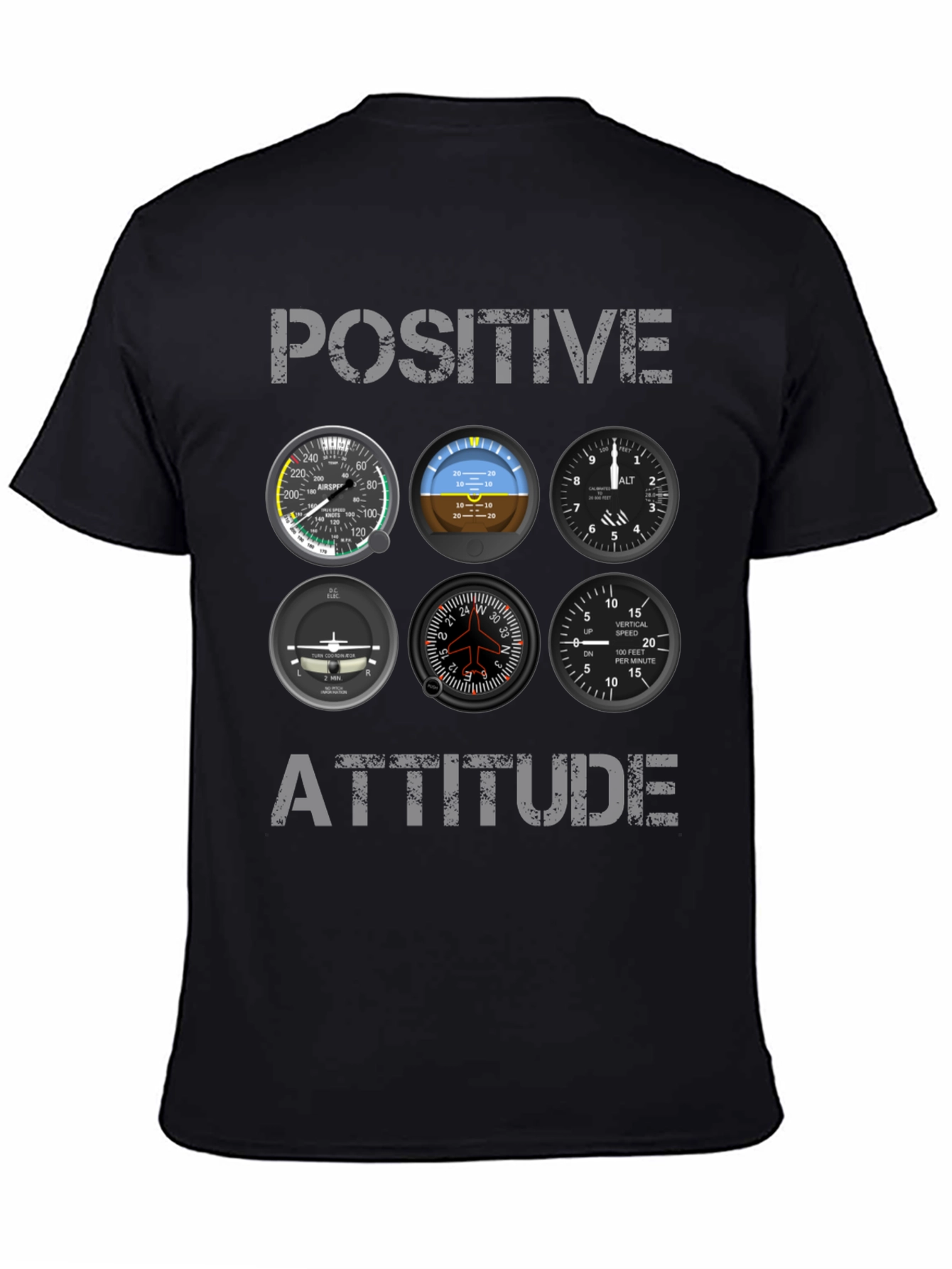 Positive Attitude Pilot Aviation T-Shirt