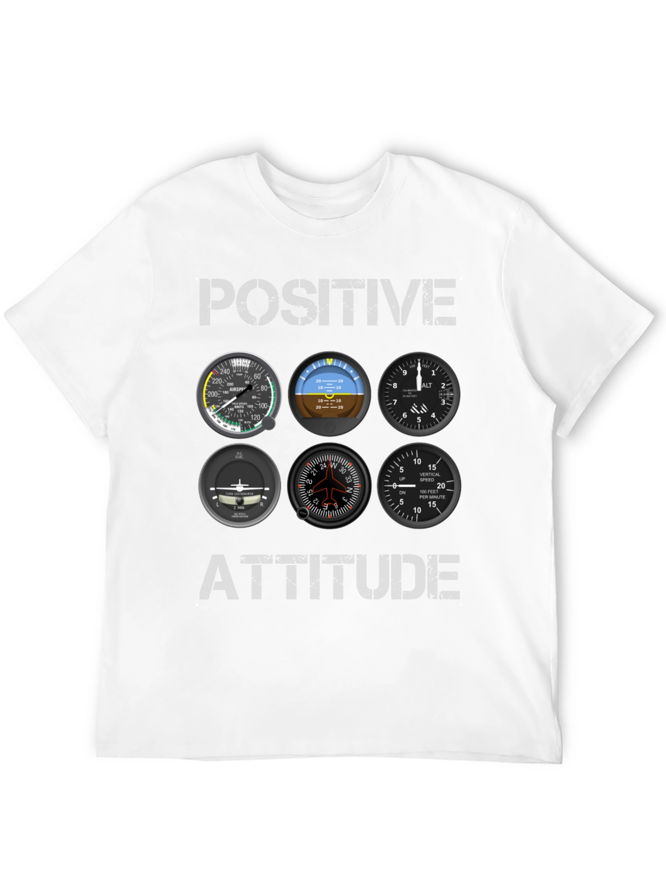 Positive Attitude Pilot Aviation T-Shirt