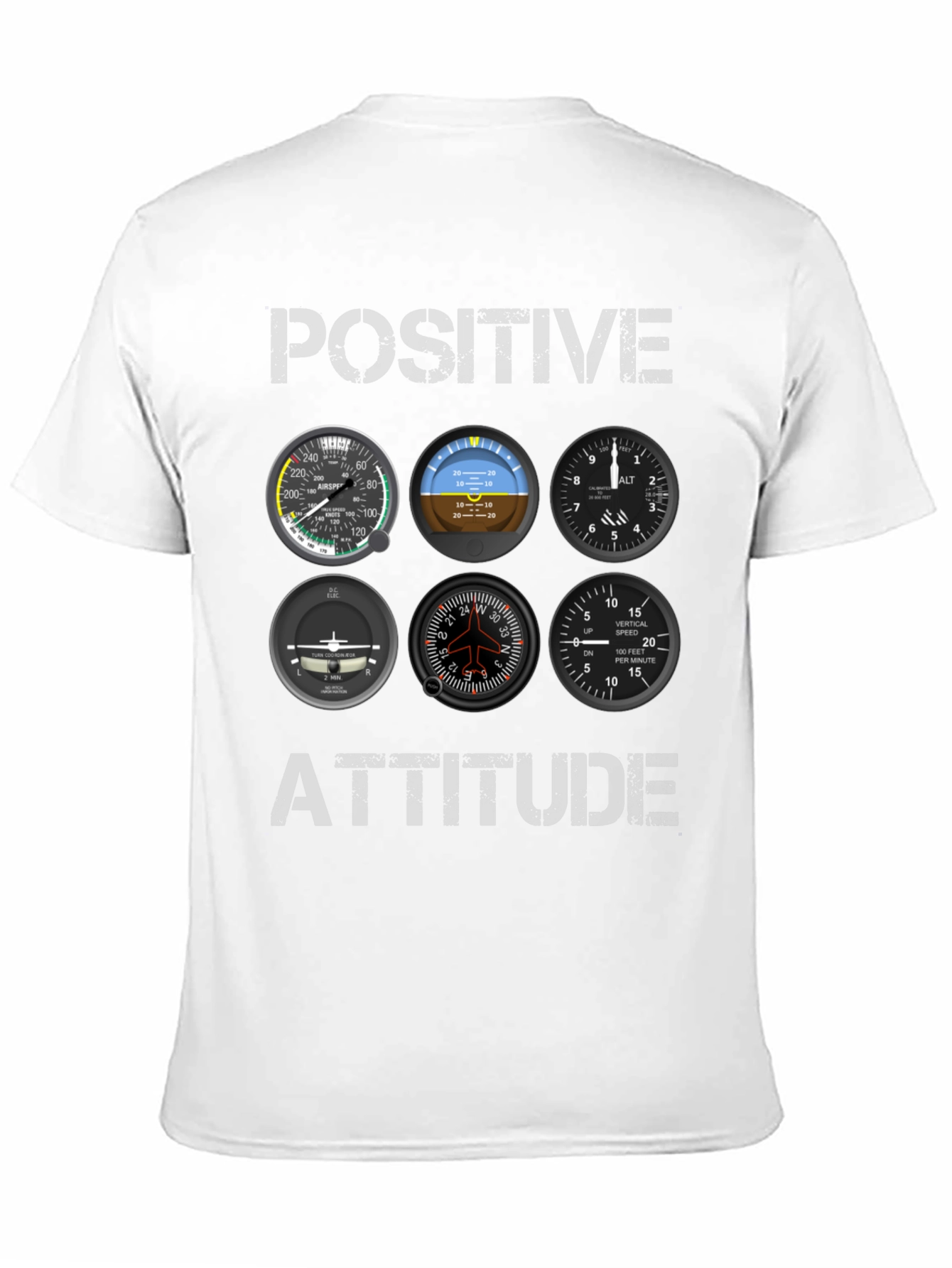 Positive Attitude Pilot Aviation T-Shirt