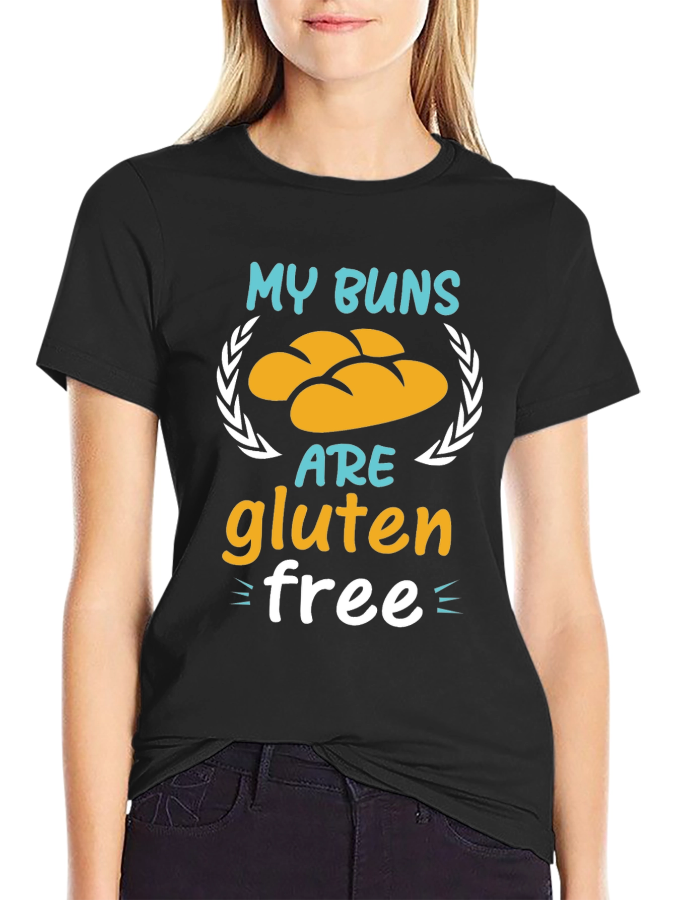 Gluten-Free Buns Graphic T-Shirt