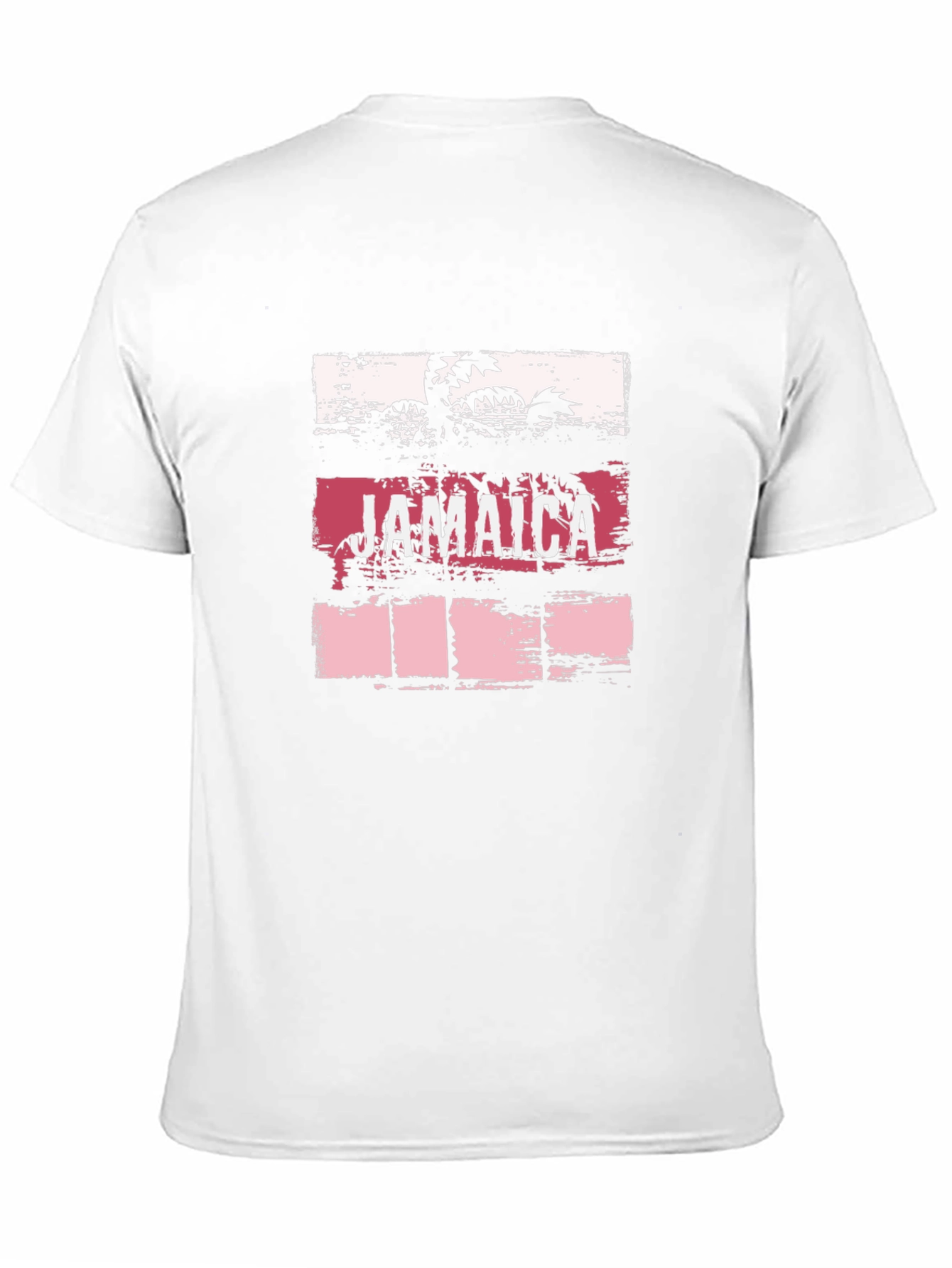 Jamaica Palm Graphic Tee - Tropical Vacation Shirt
