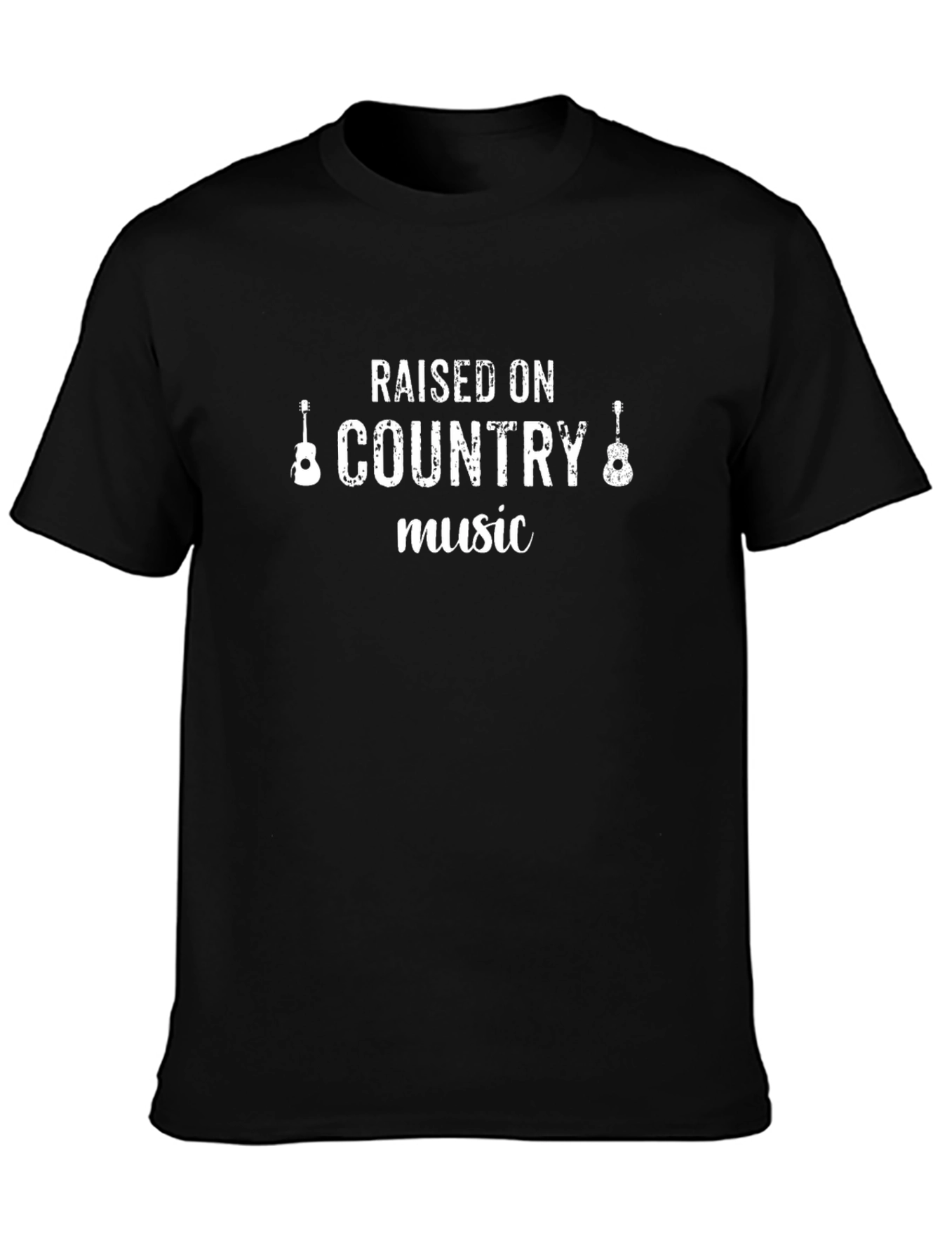 Raised on Country Music Graphic Tee