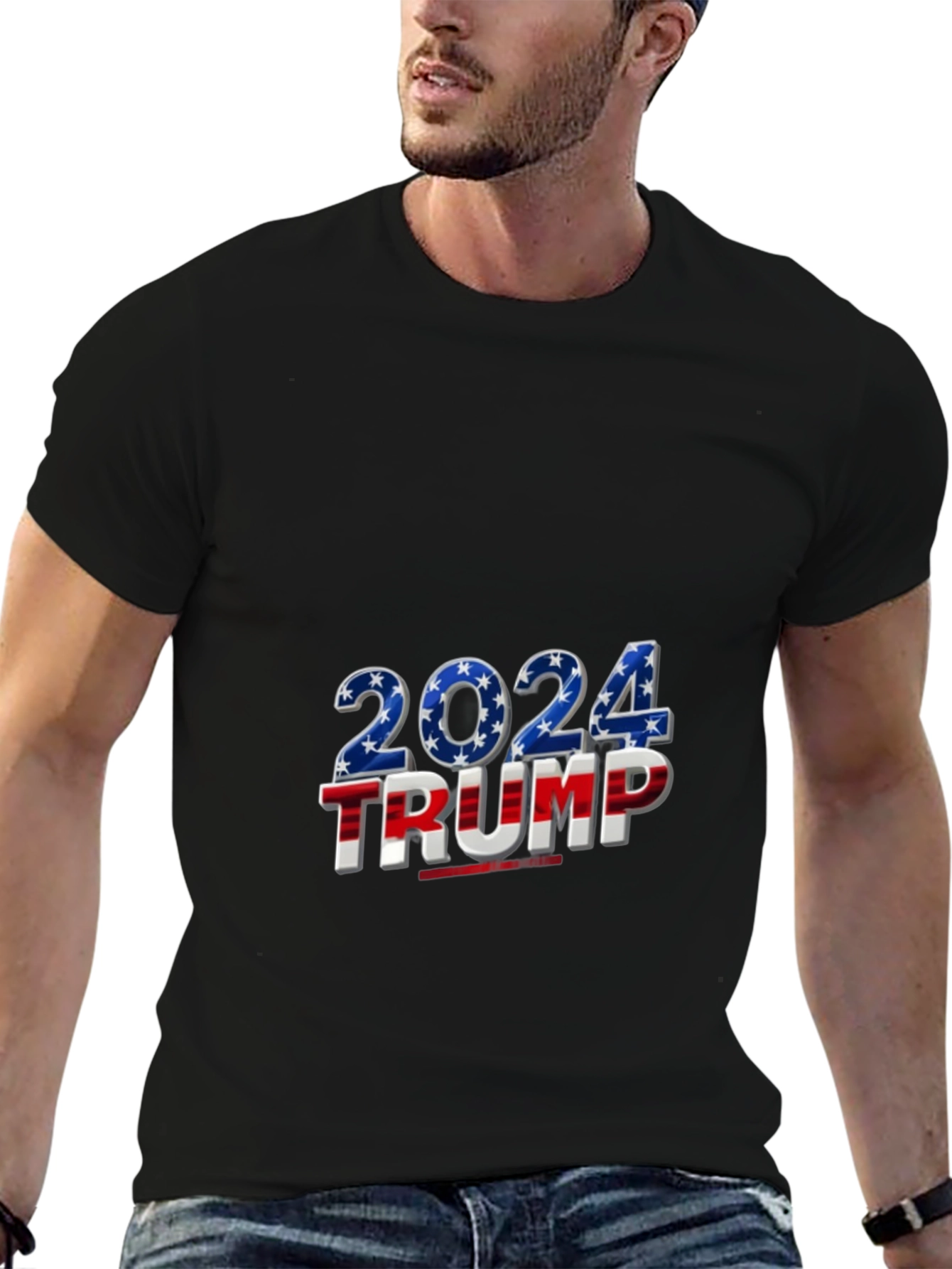 Trump 2024 Graphic Tee - Patriotic T-Shirt
