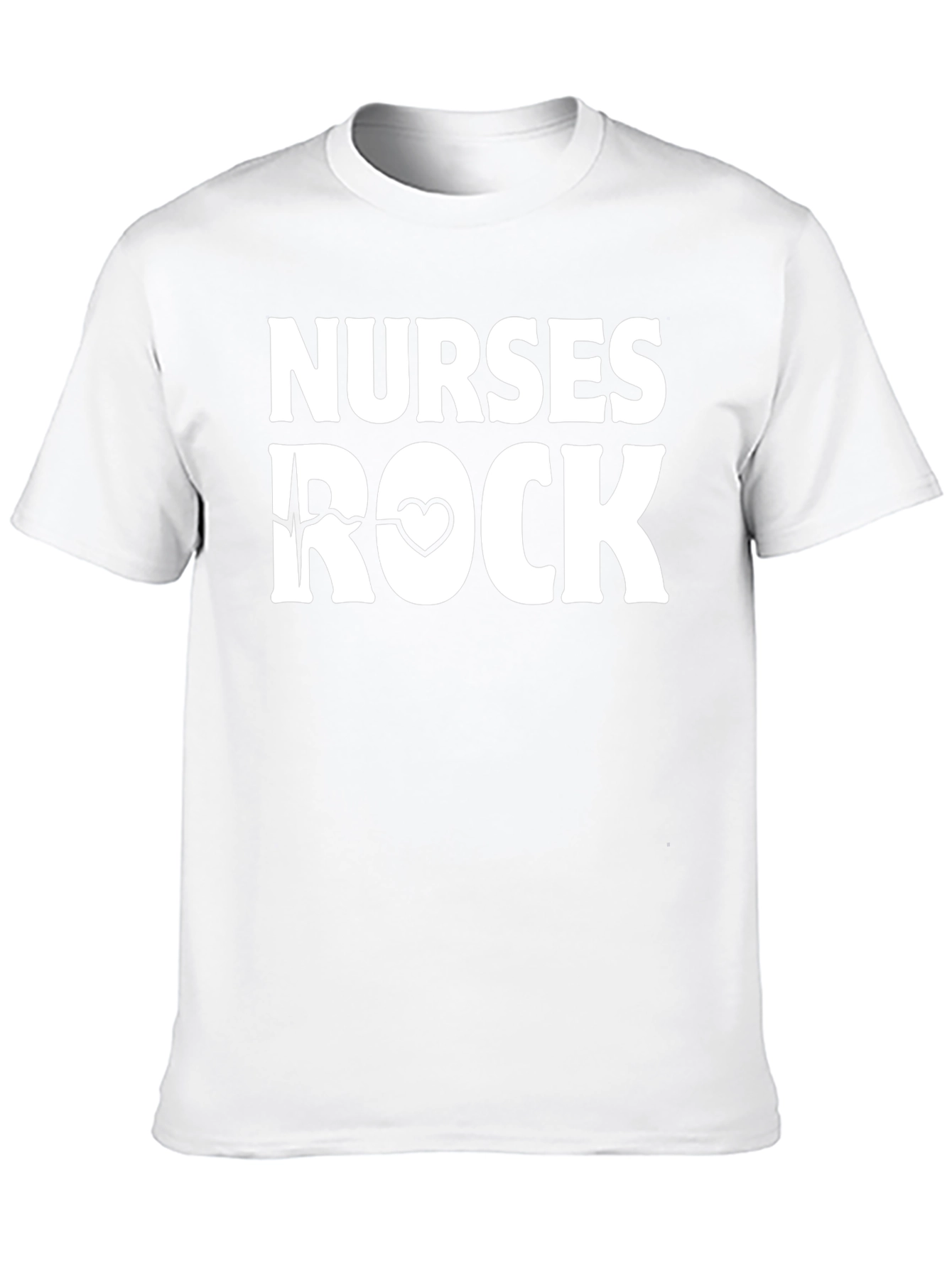 Nurses Rock Graphic T-Shirt - Black