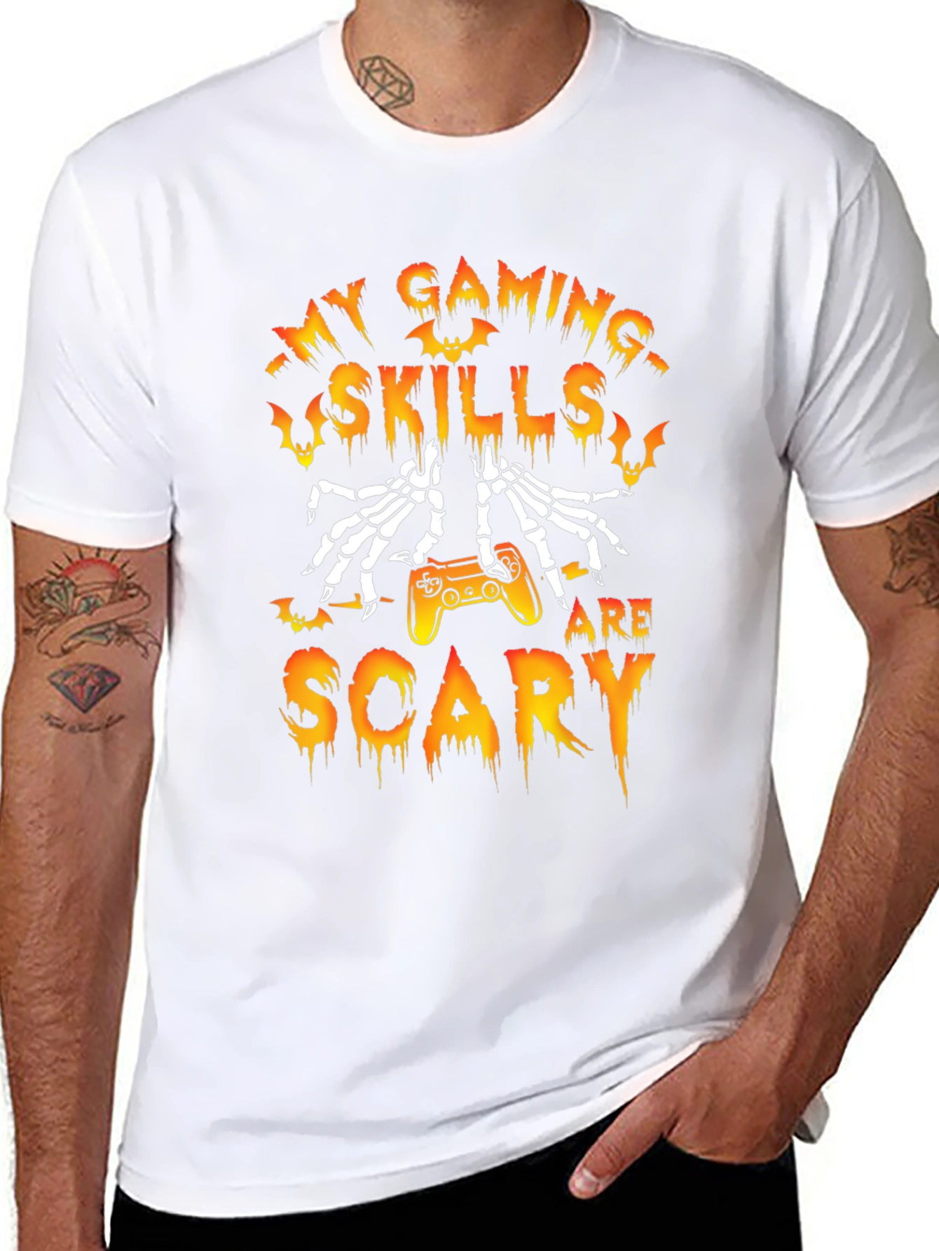 Gaming Skills Are Scary Halloween T-Shirt