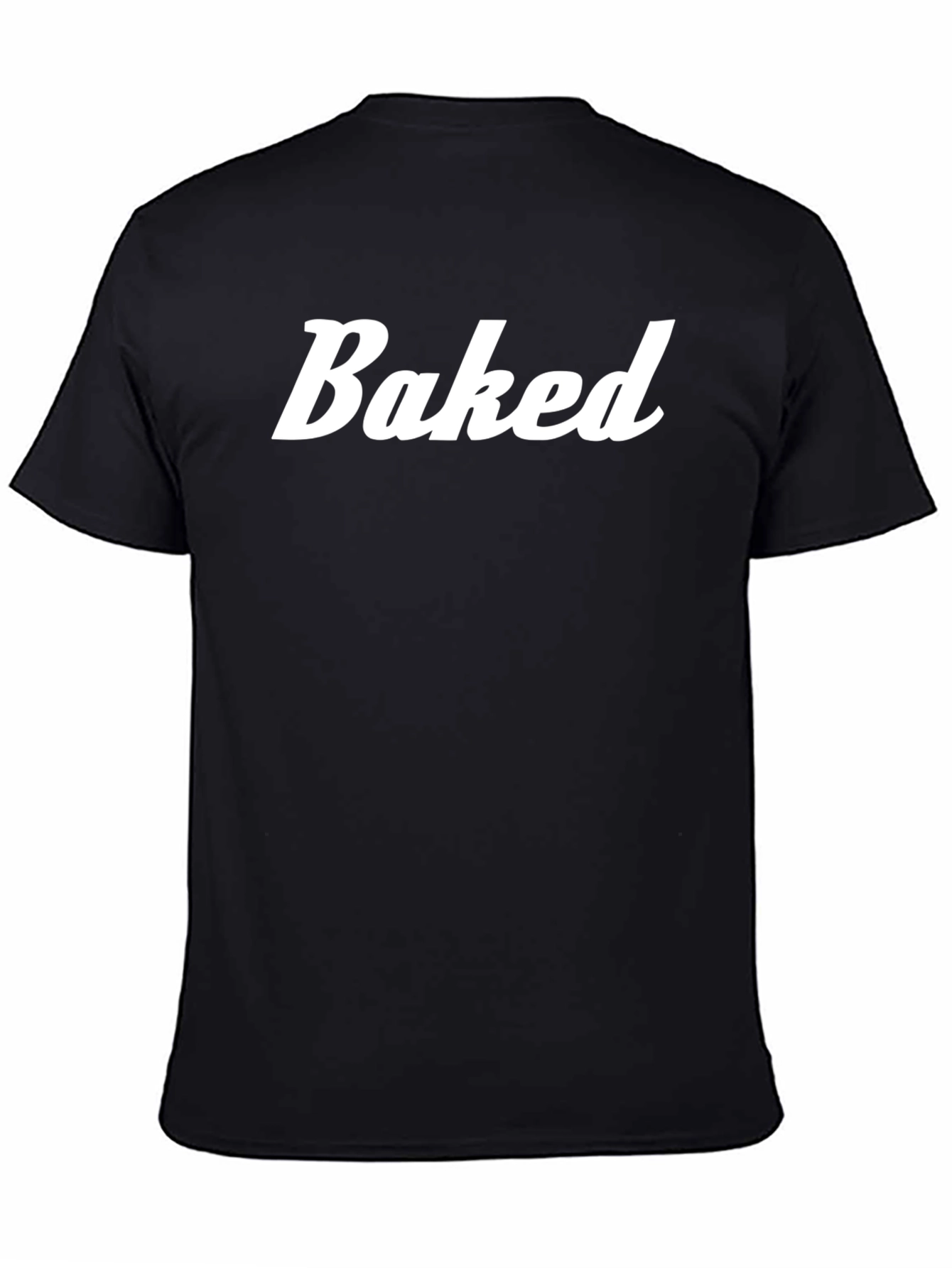 Baked Text Graphic T-Shirt - Classic Fit