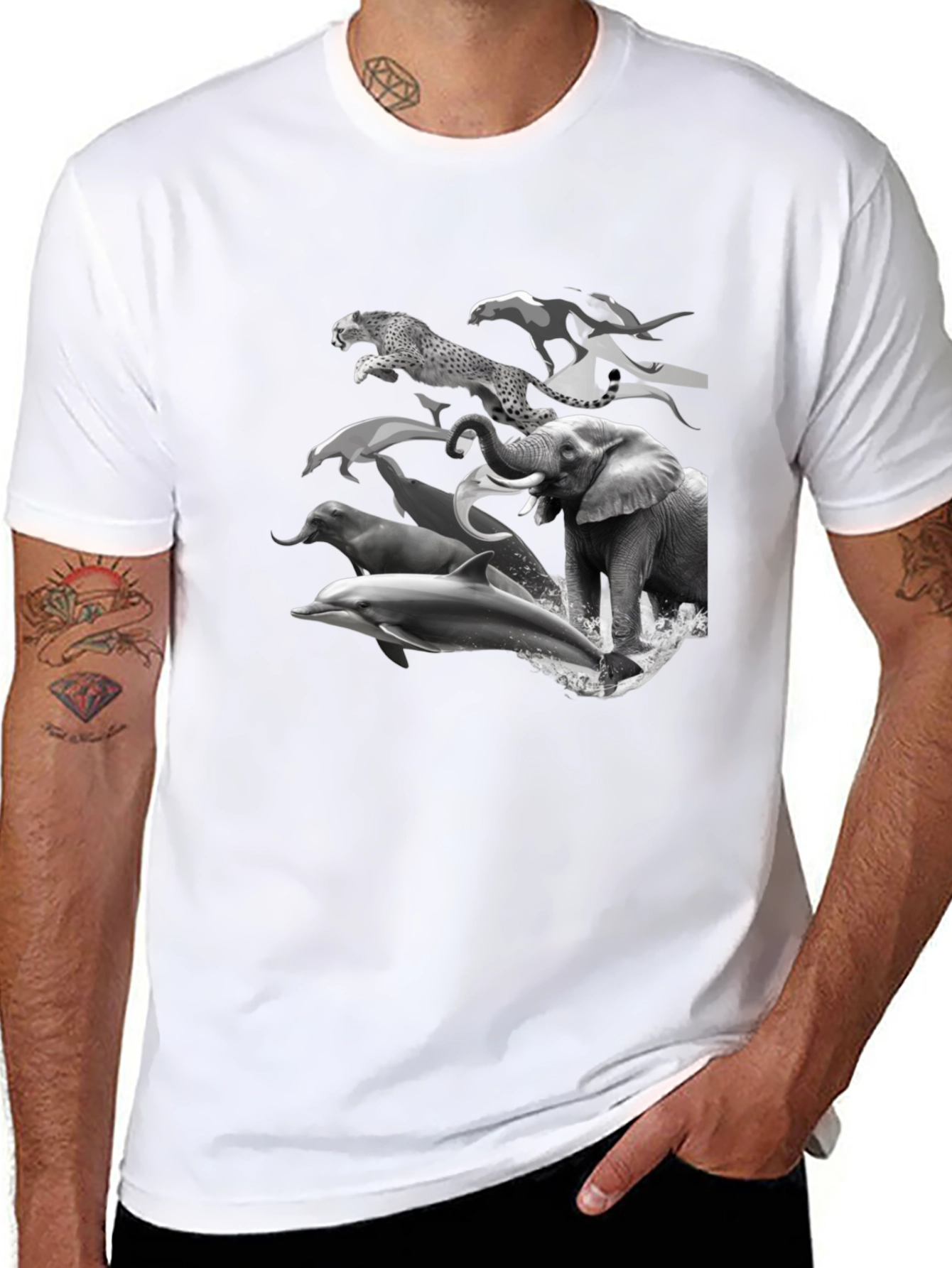 Animal Kingdom Black T-Shirt