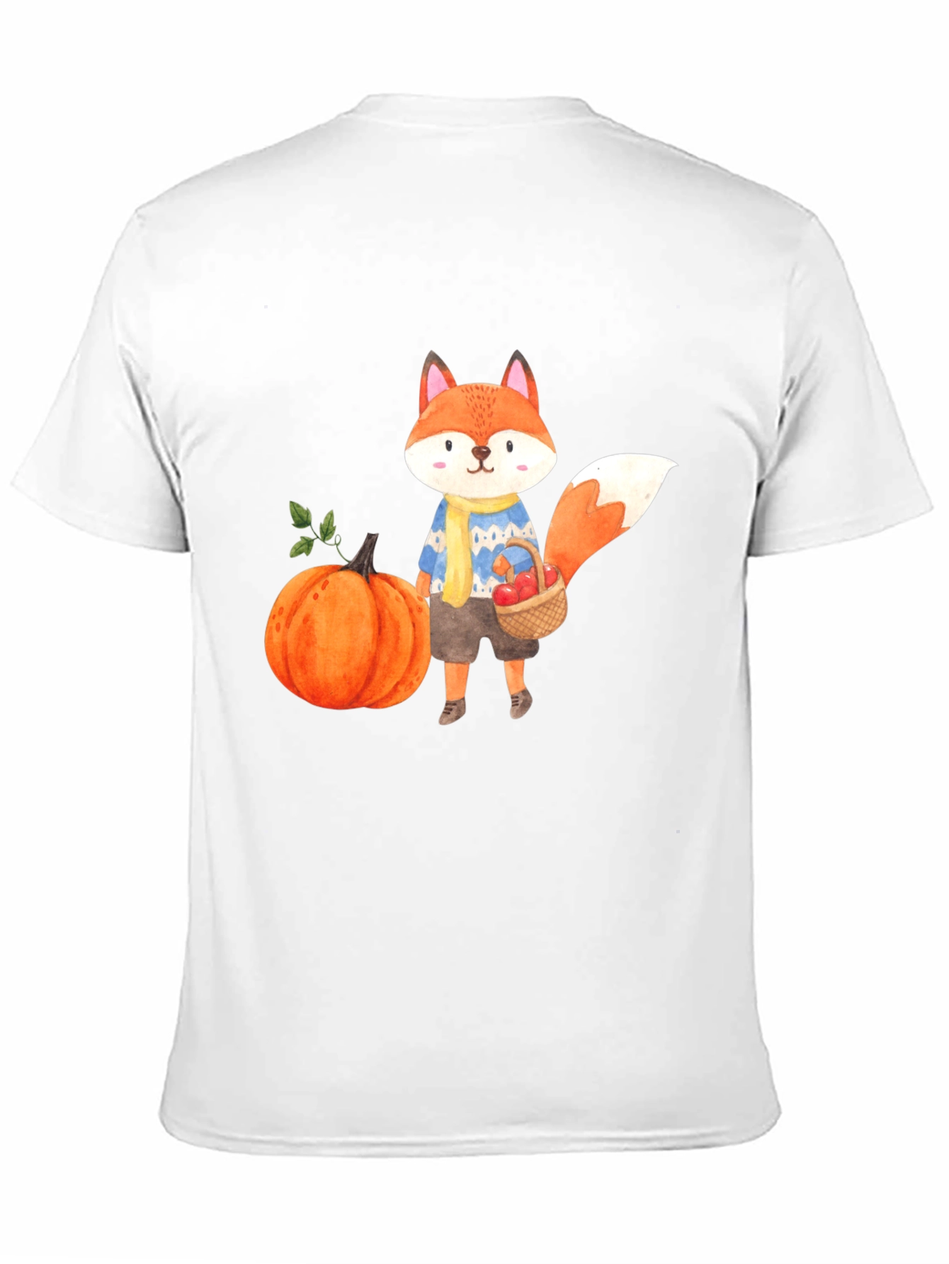 Cute Fall Fox Graphic T-Shirt - Unisex
