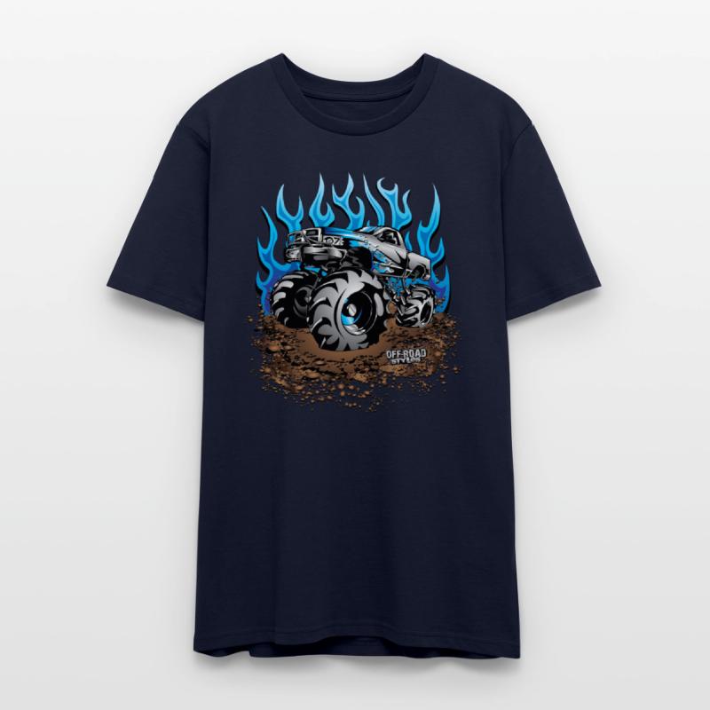 Mud Truck Blue Flame