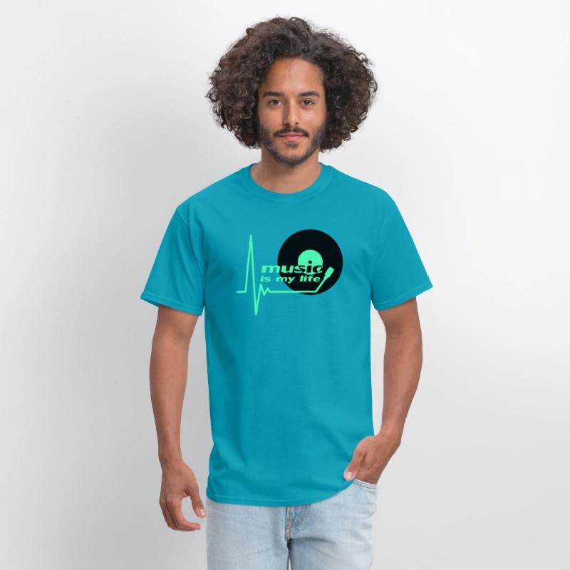 Music is my Party Life Vinyl Record Plate Pulse