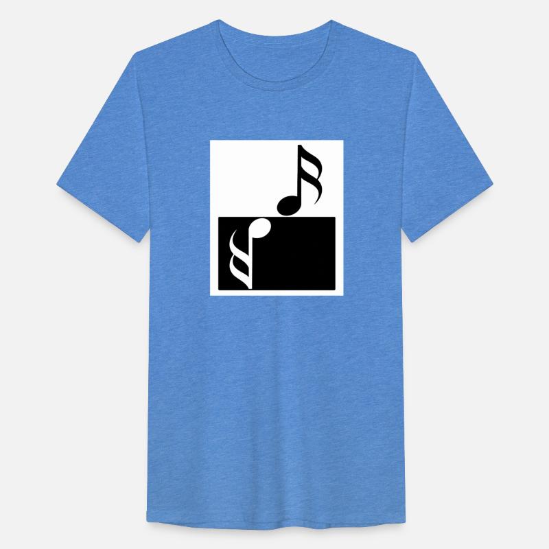 music notes yin yang white black