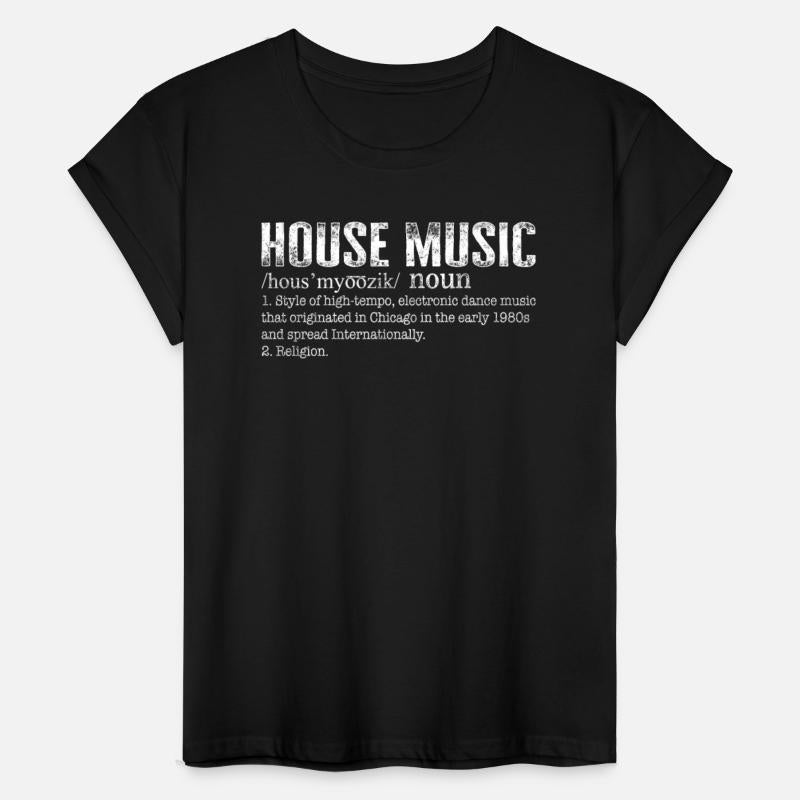 Music Shirt, House Music Noun Definition Tee,