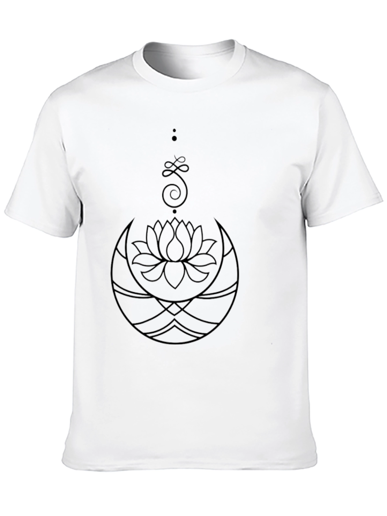 Lotus Flower Graphic T-Shirt